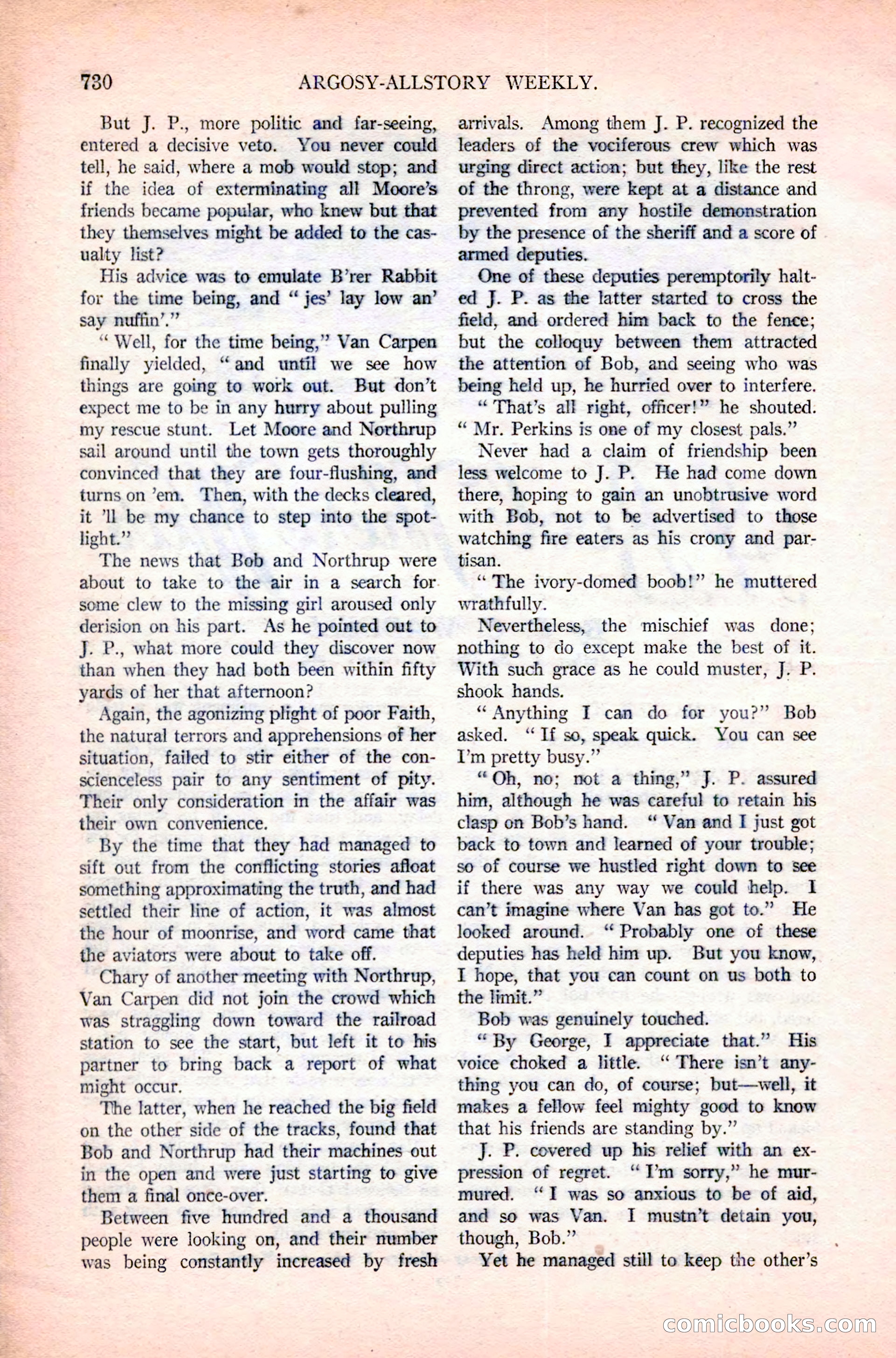 Argosy All-Story Weekly — page 104 of 180