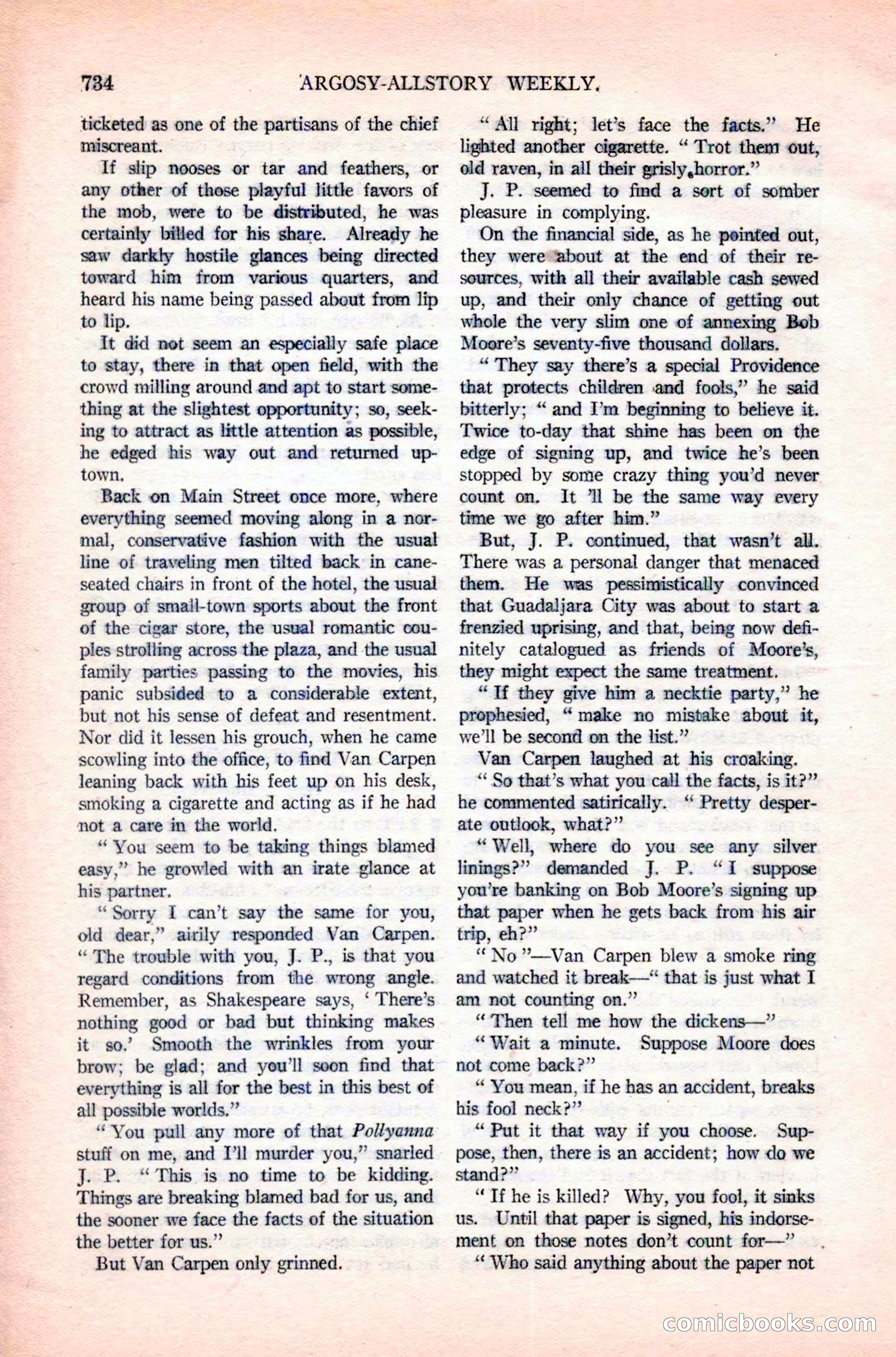 Argosy All-Story Weekly — page 108 of 180