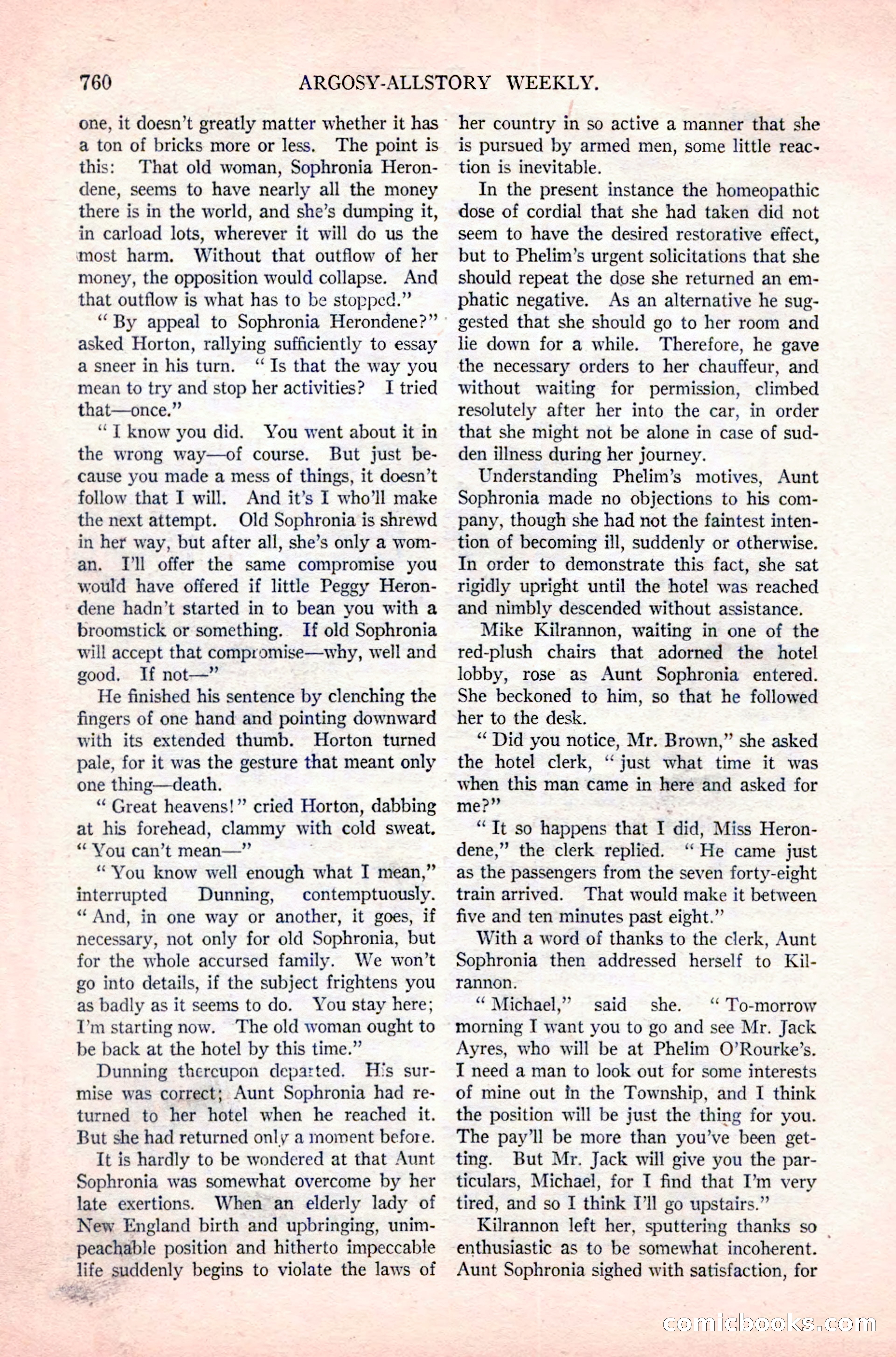 Argosy All-Story Weekly — page 134 of 180
