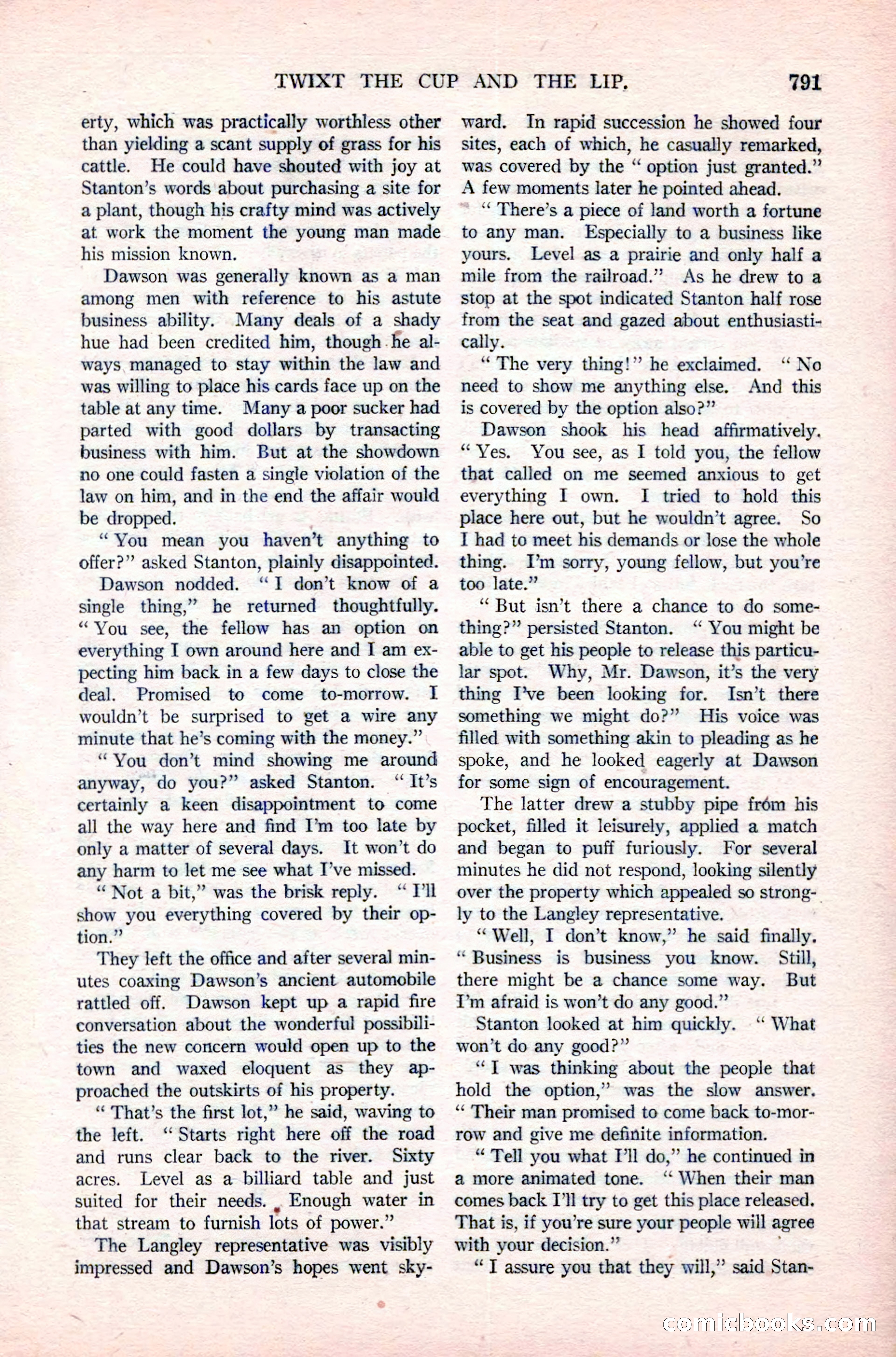 Argosy All-Story Weekly — page 165 of 180