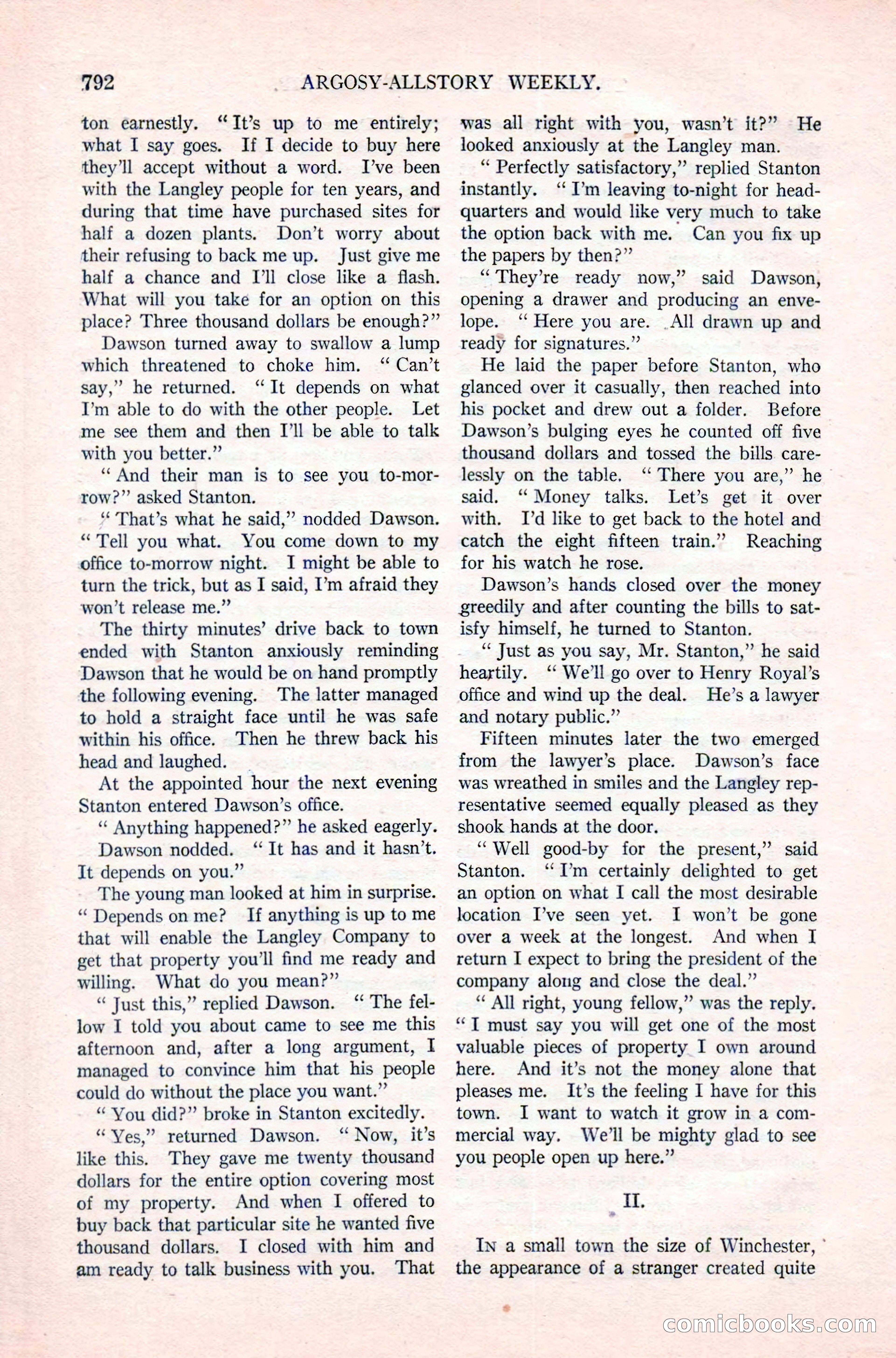 Argosy All-Story Weekly — page 166 of 180
