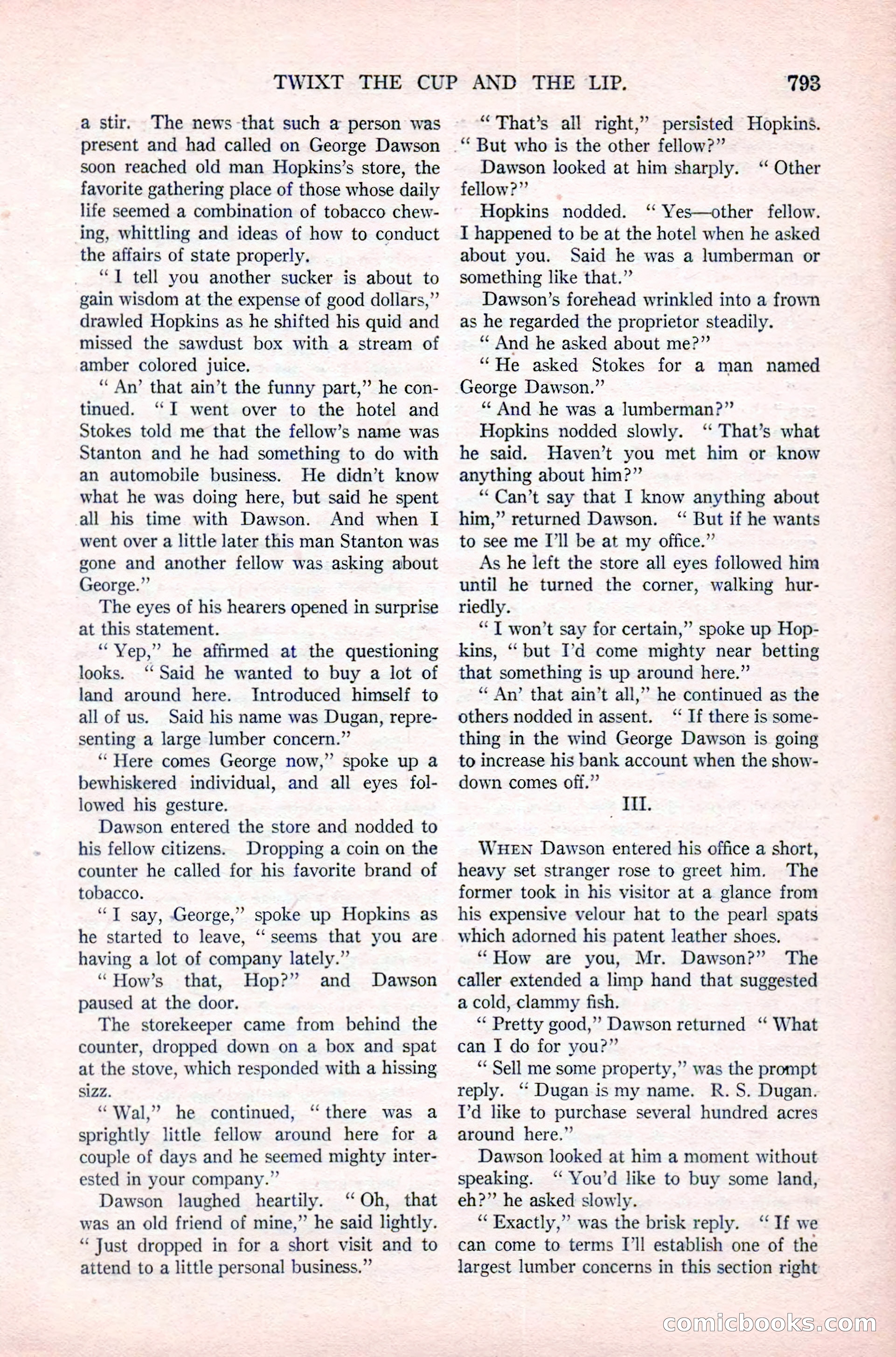 Argosy All-Story Weekly — page 167 of 180