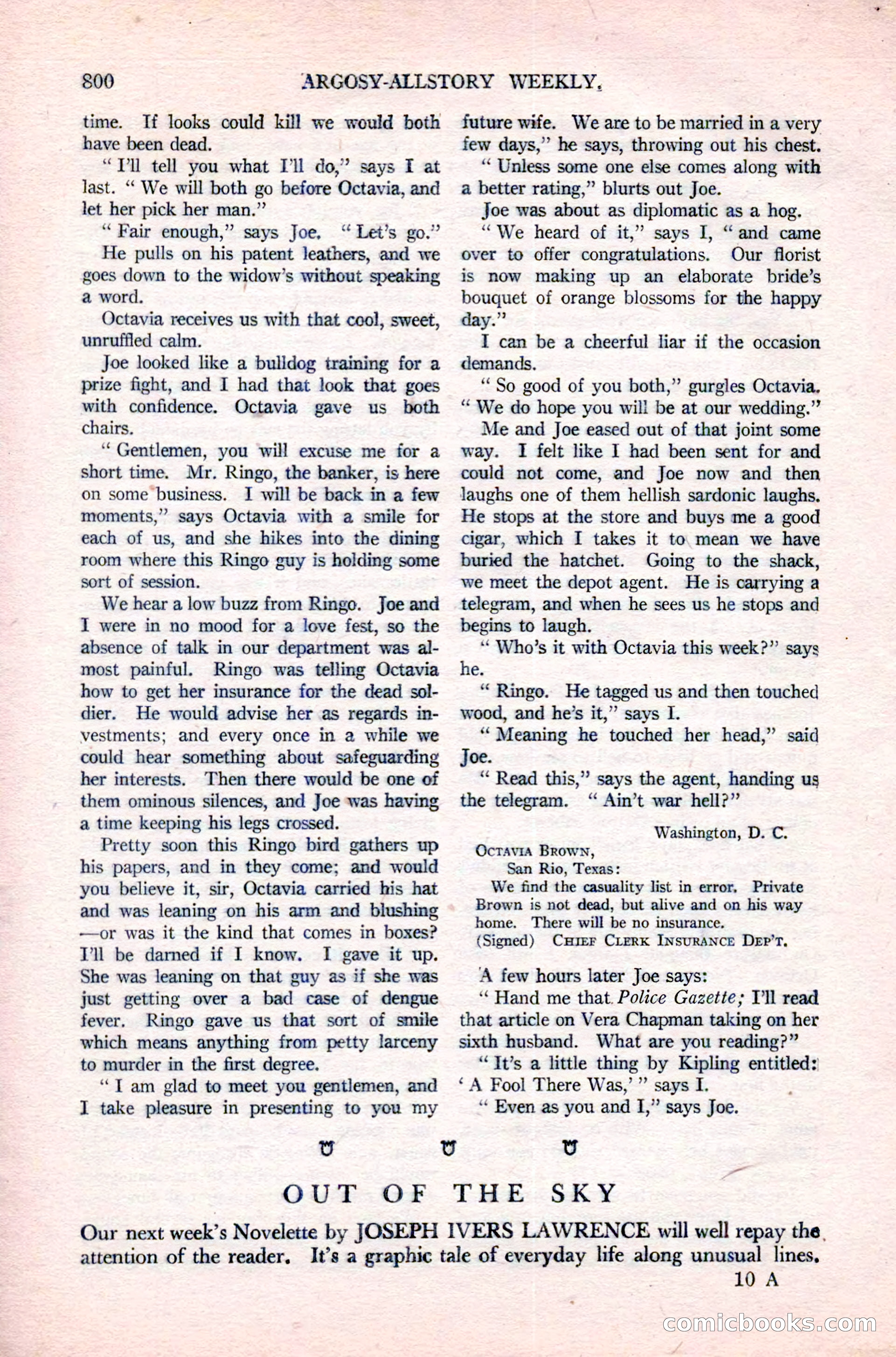 Argosy All-Story Weekly — page 174 of 180