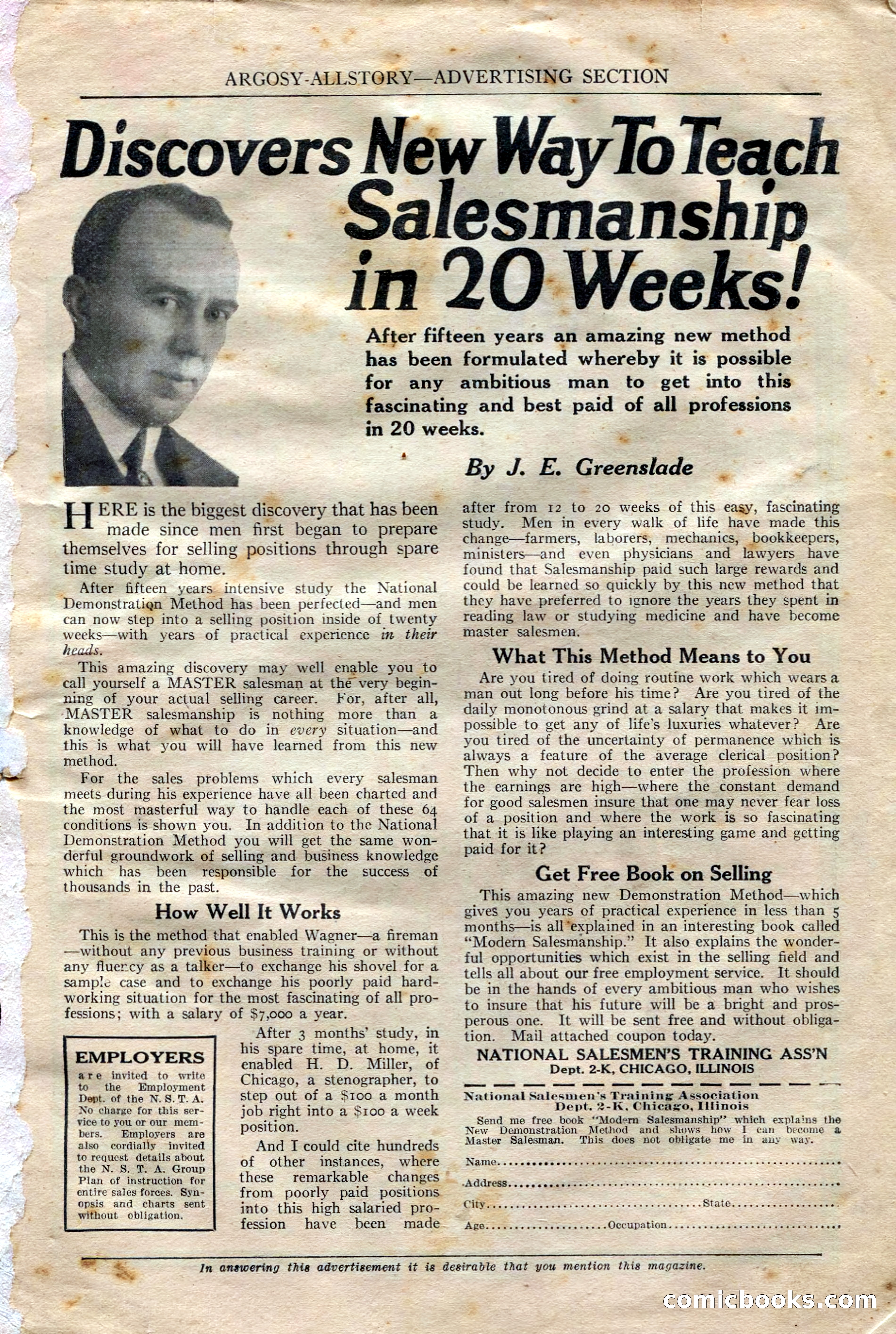 Argosy All-Story Weekly — page 3 of 172