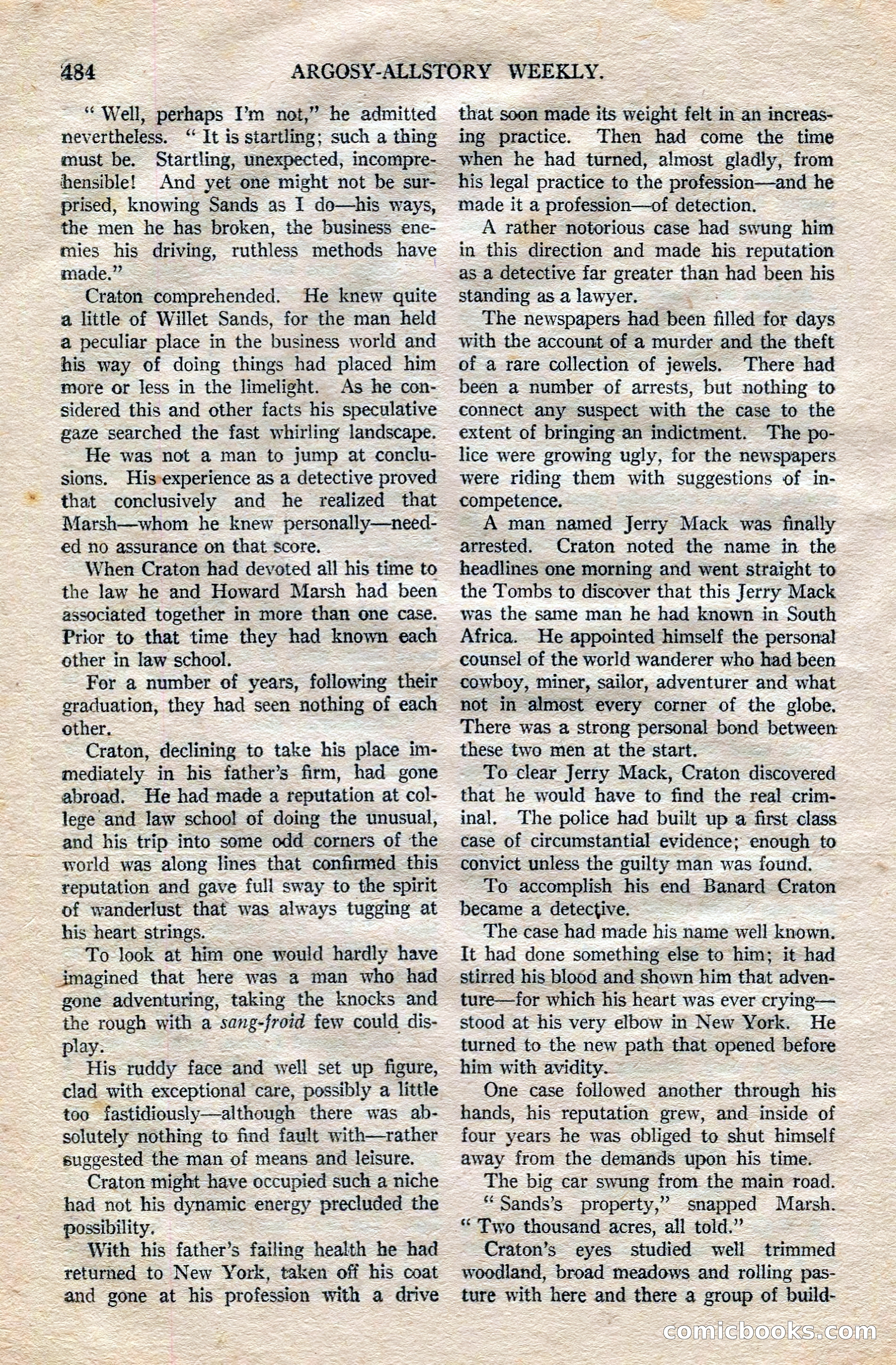 Argosy All-Story Weekly — page 14 of 172