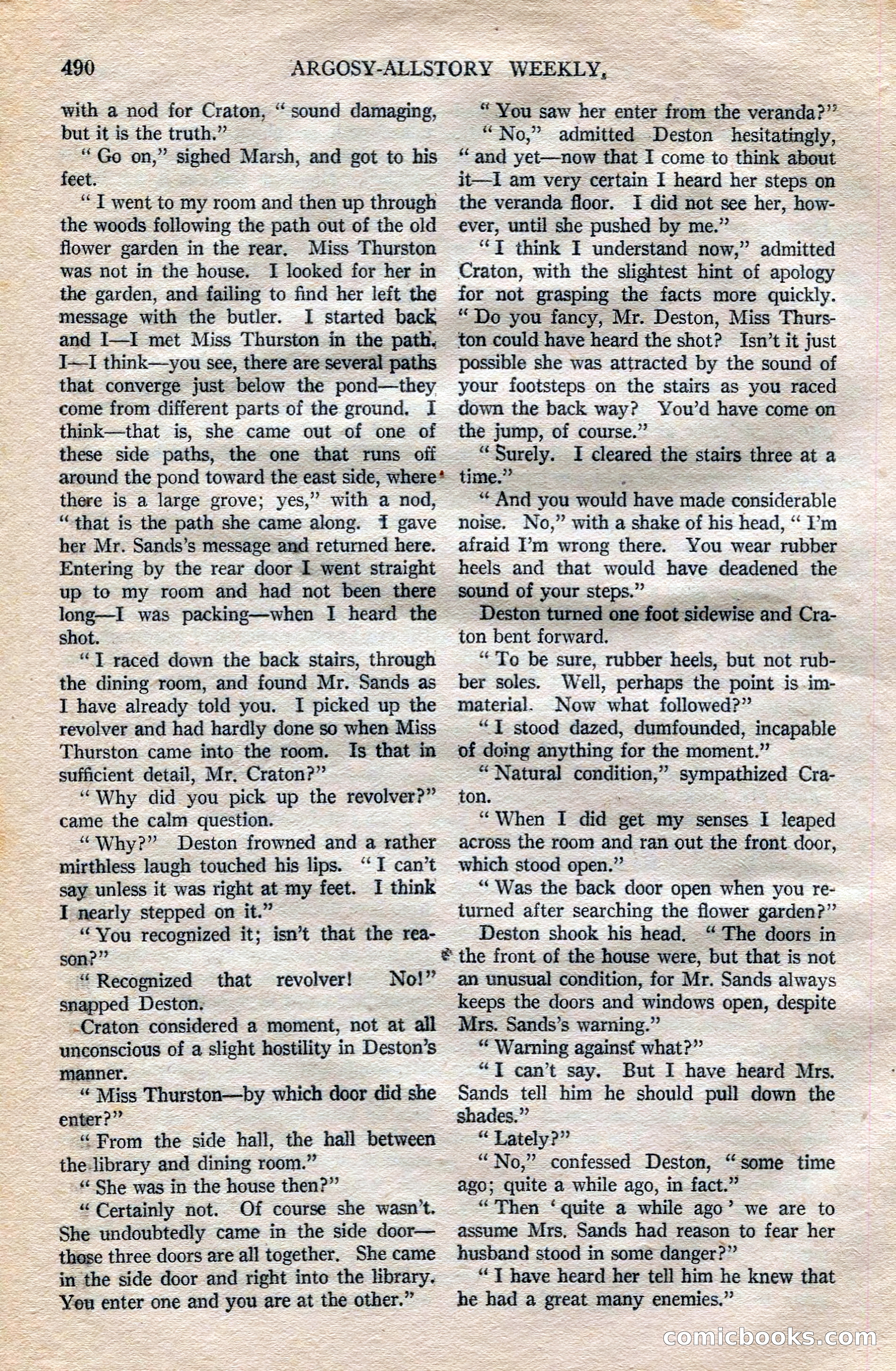 Argosy All-Story Weekly — page 20 of 172