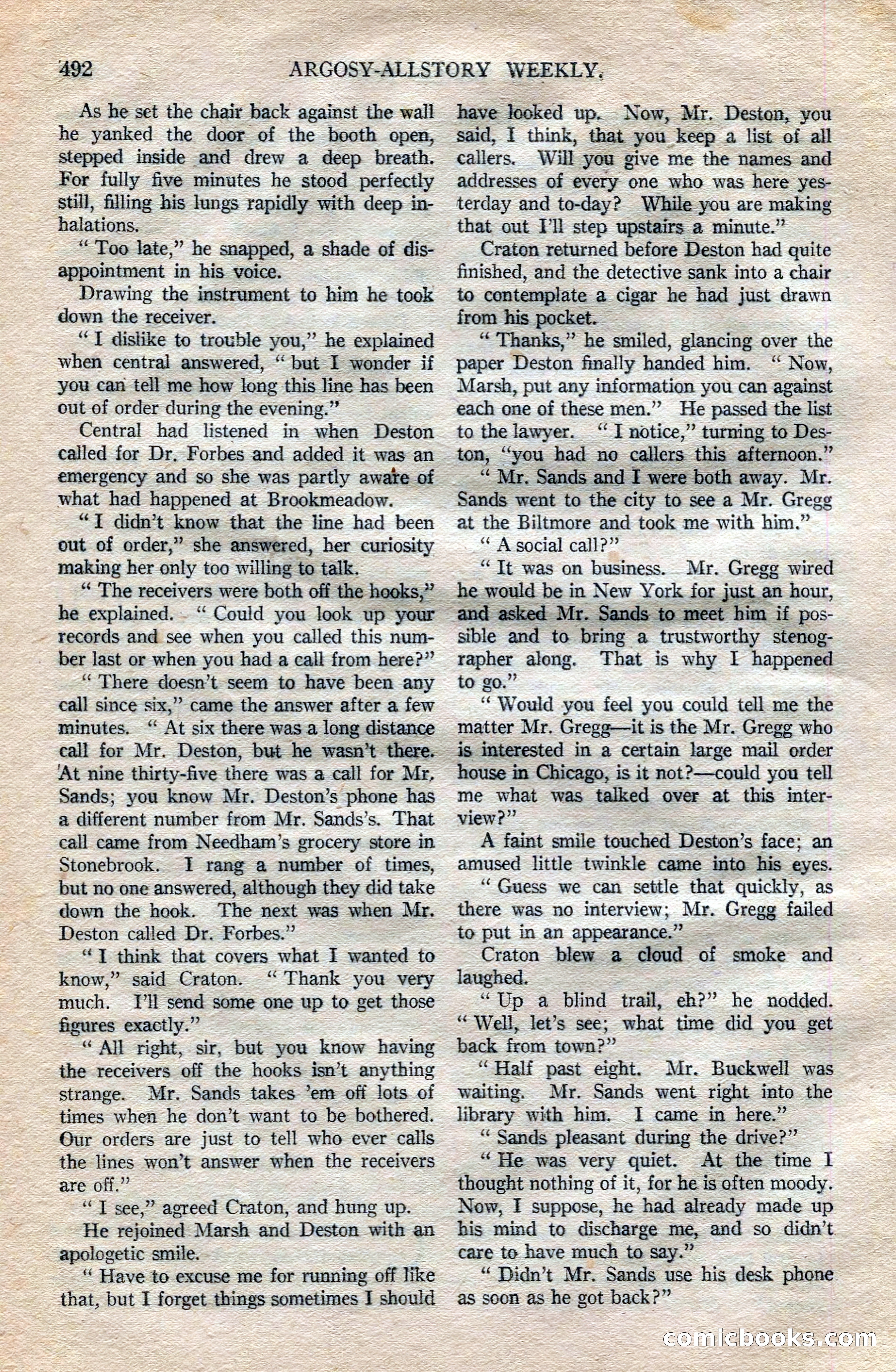 Argosy All-Story Weekly — page 22 of 172
