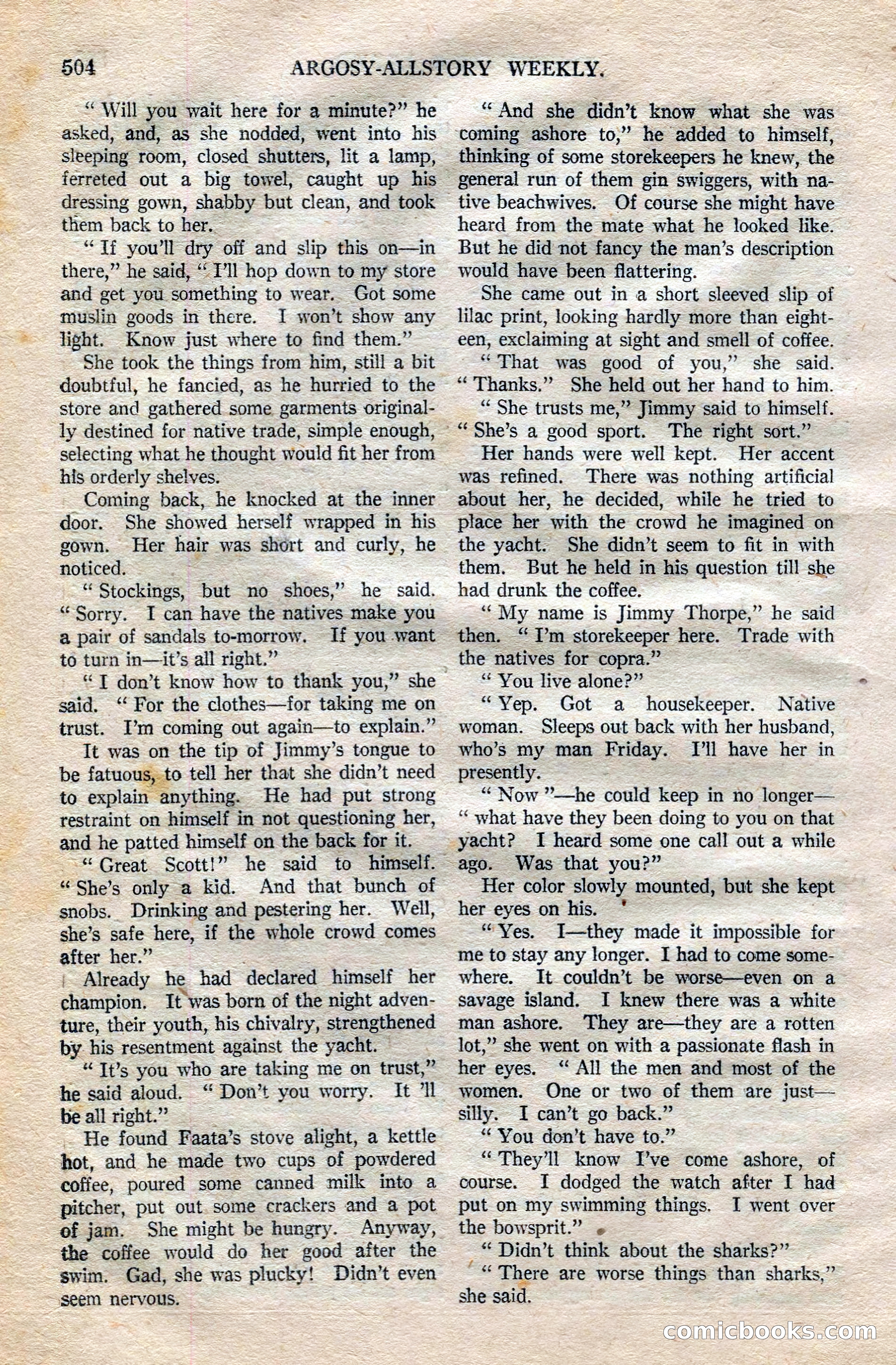 Argosy All-Story Weekly — page 34 of 172