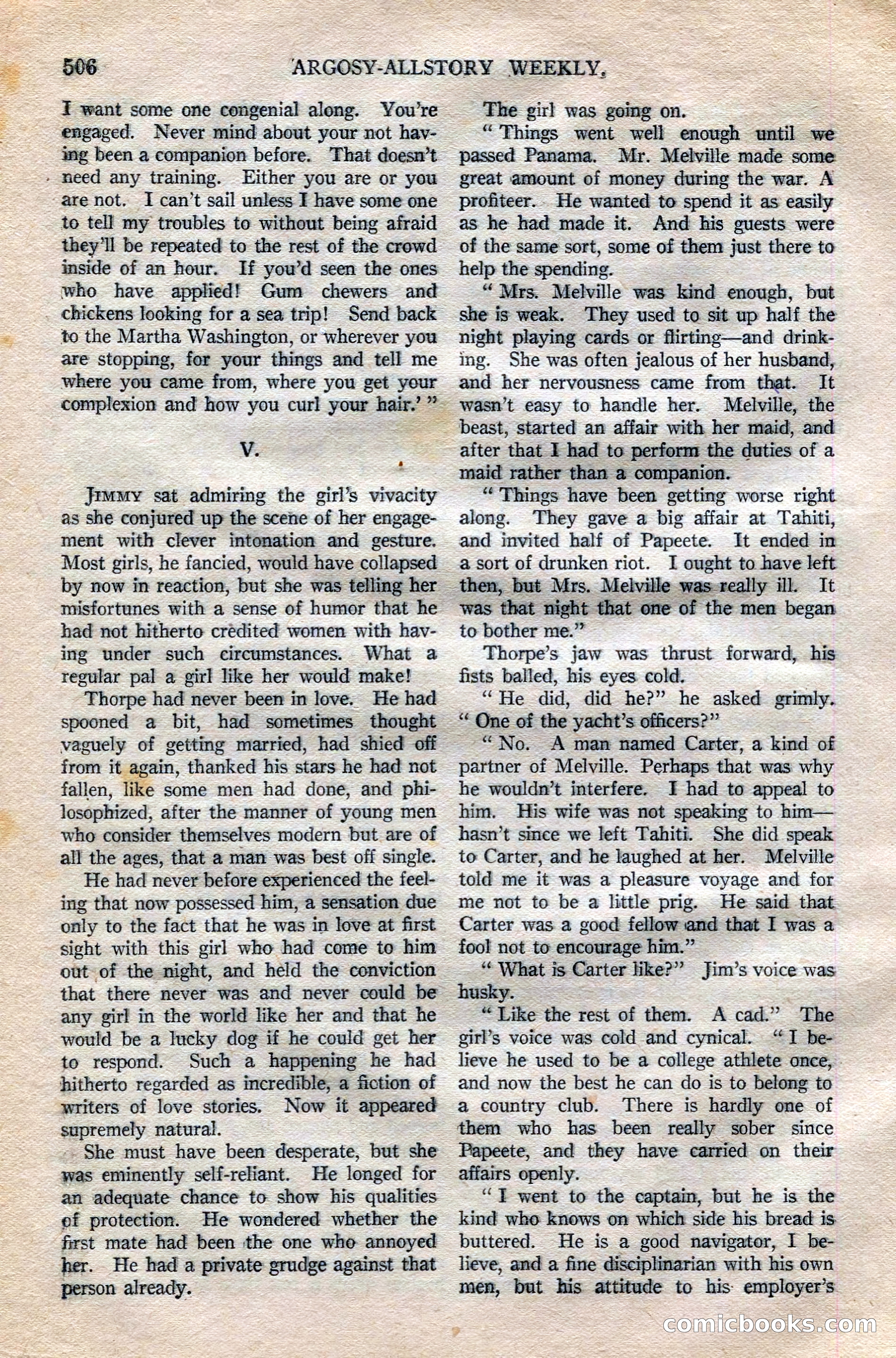 Argosy All-Story Weekly — page 36 of 172