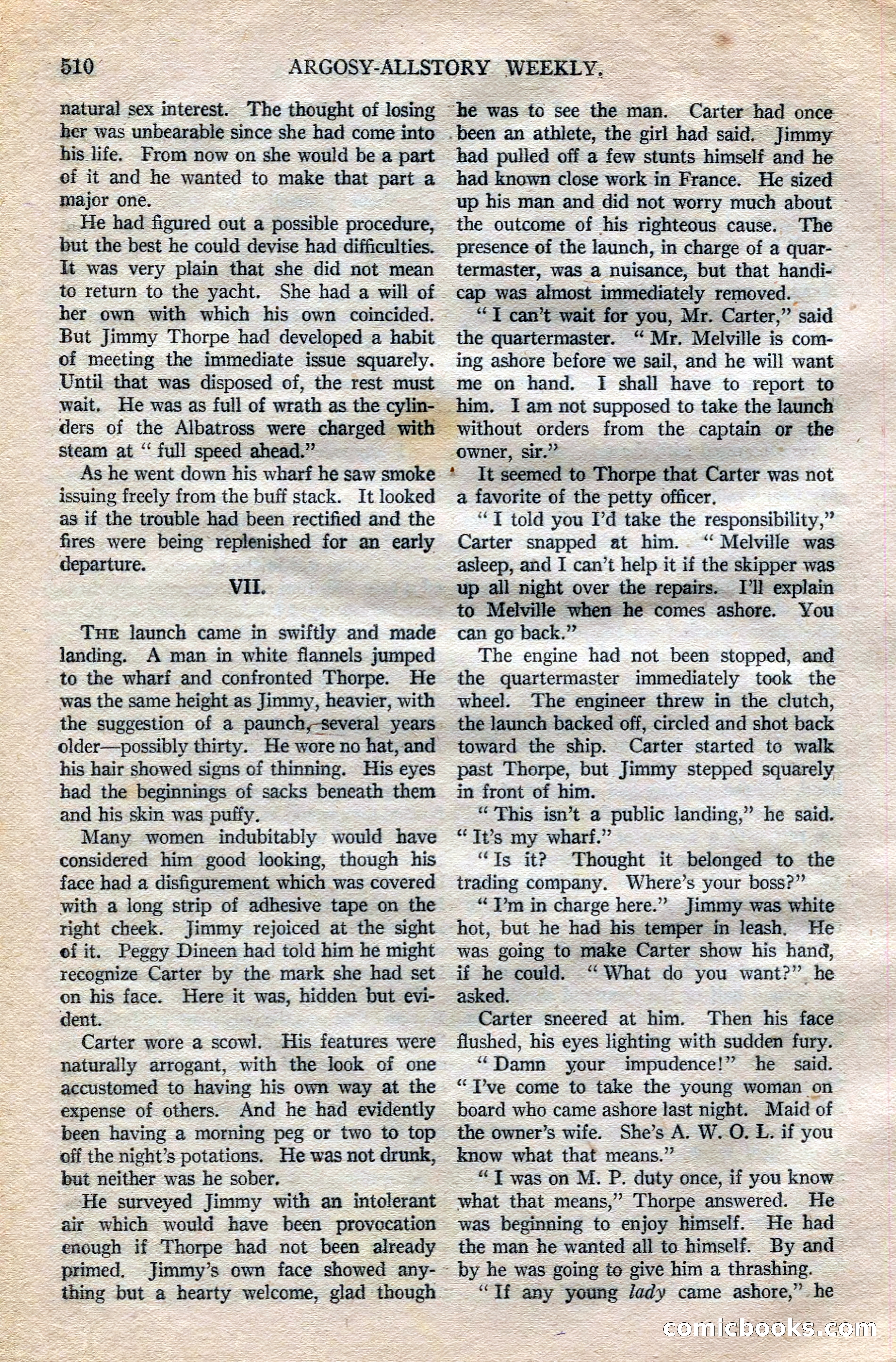 Argosy All-Story Weekly — page 40 of 172