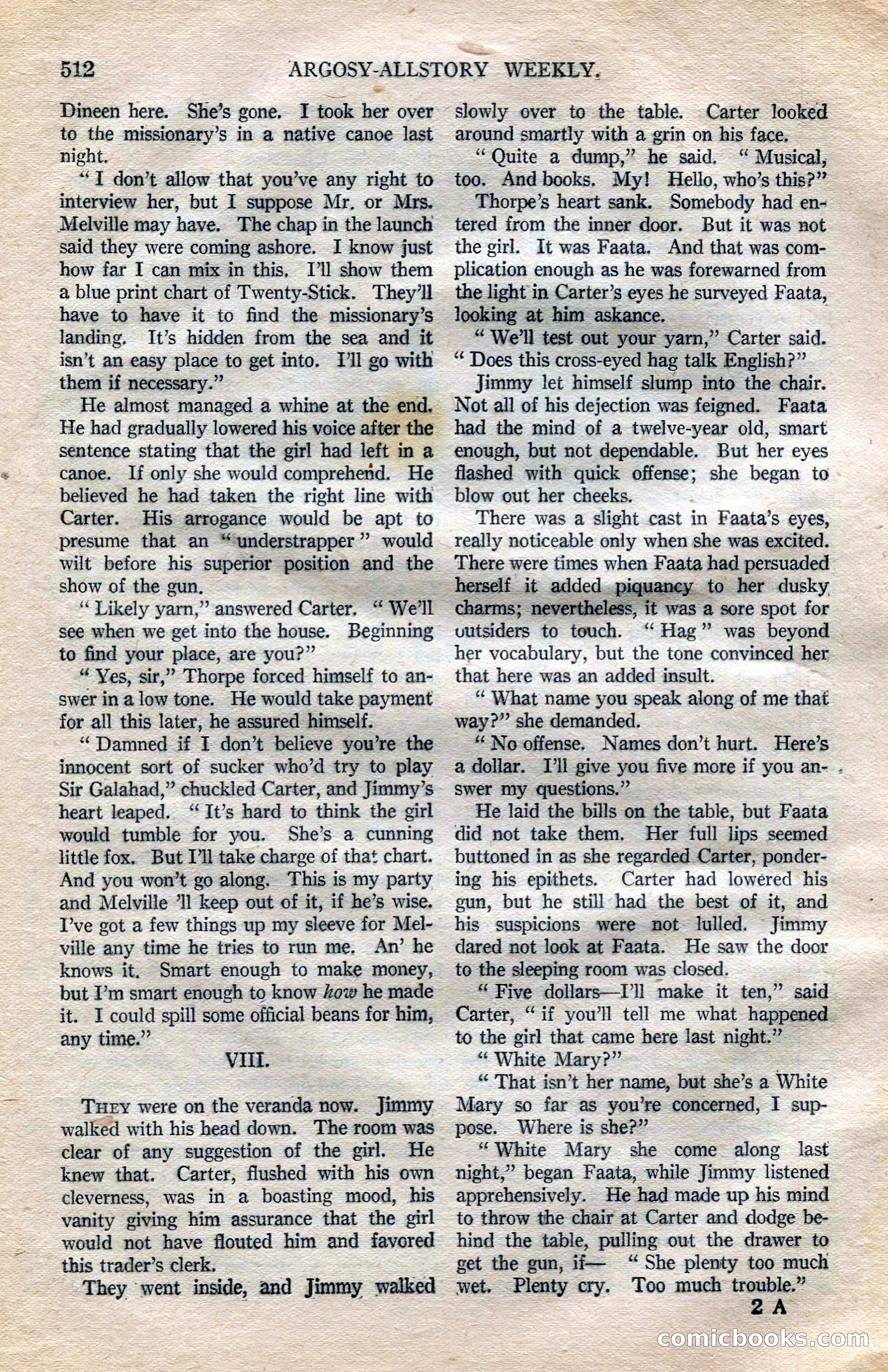 Argosy All-Story Weekly — page 42 of 172