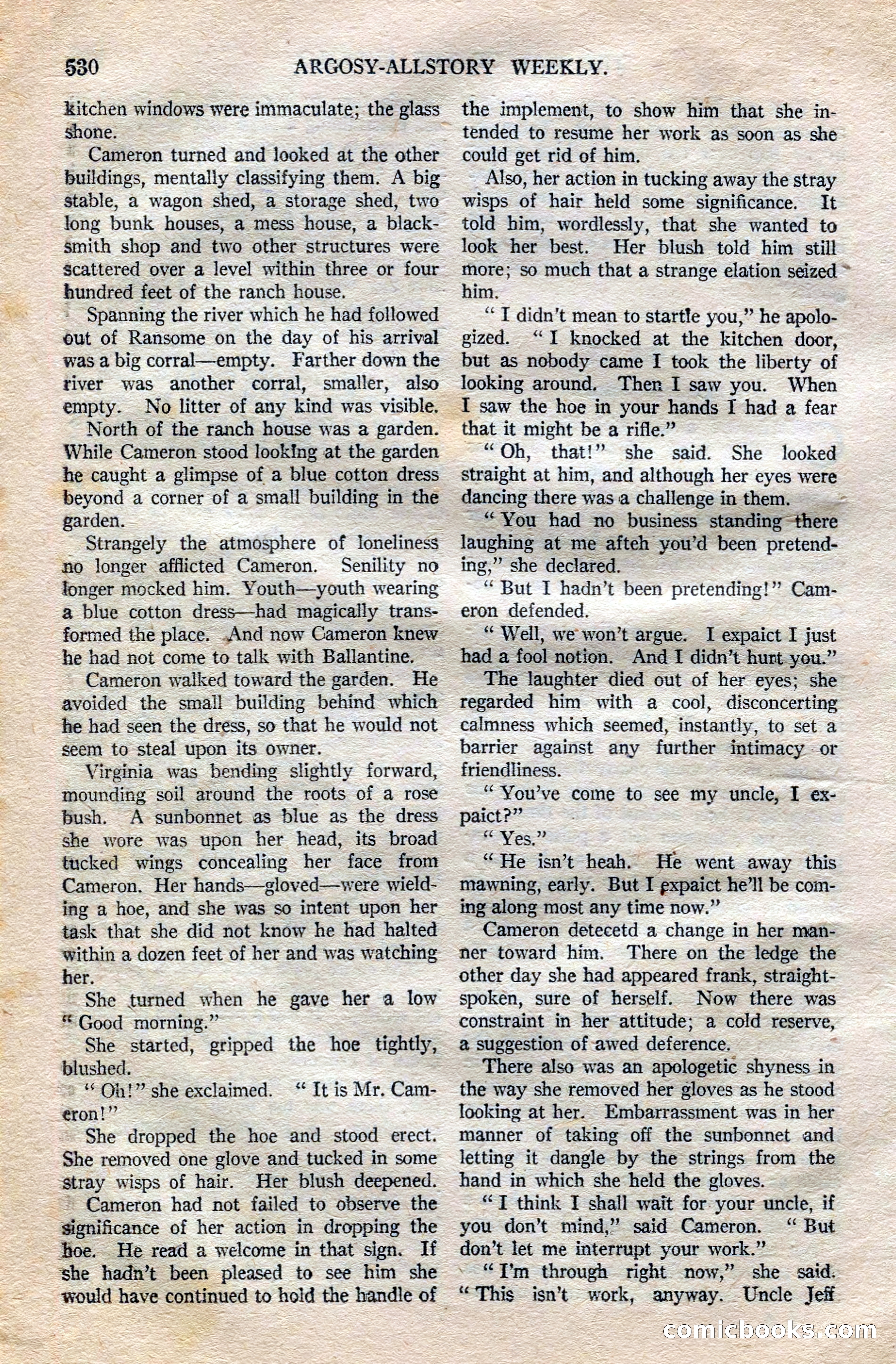 Argosy All-Story Weekly — page 60 of 172