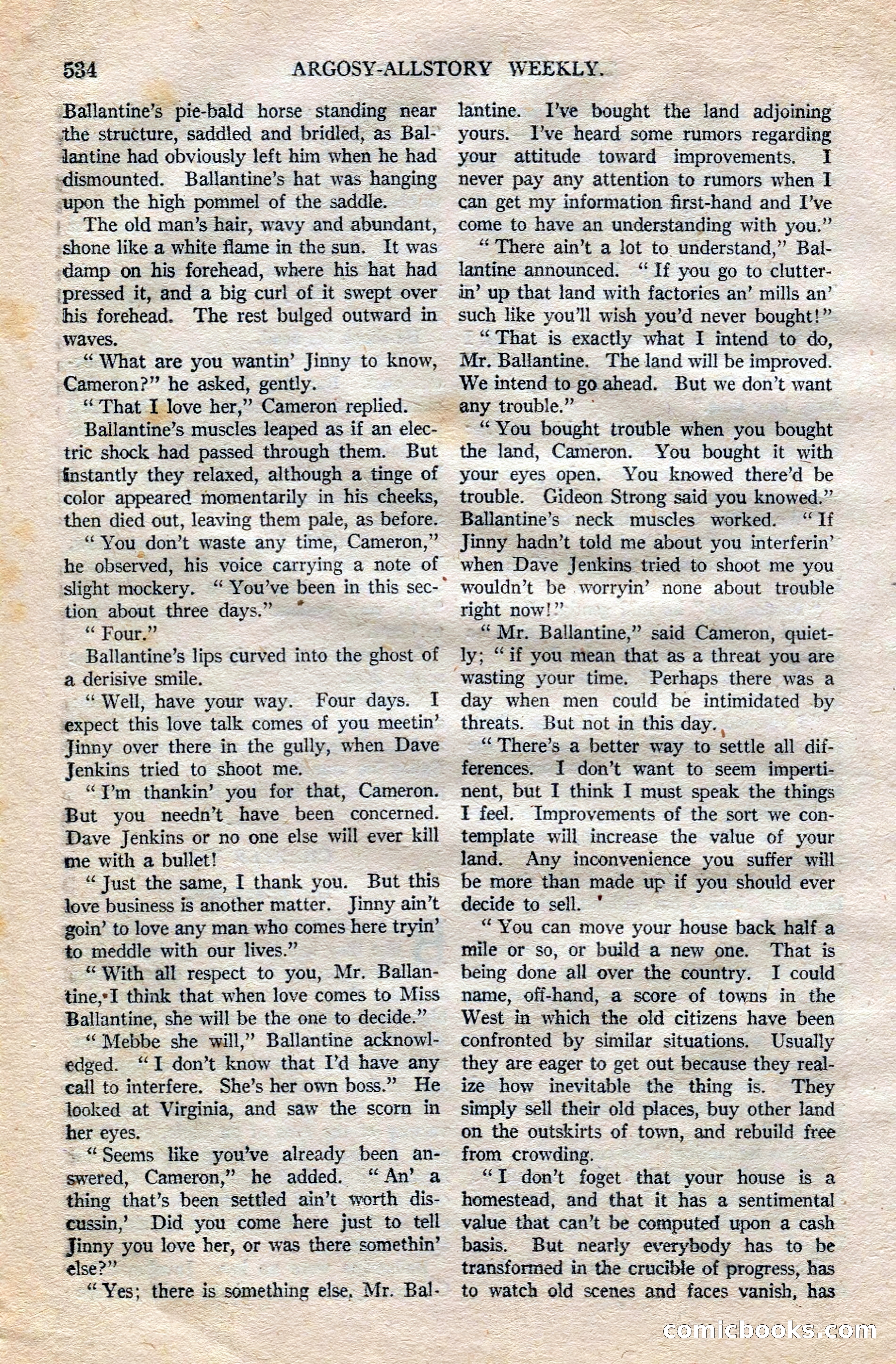 Argosy All-Story Weekly — page 64 of 172