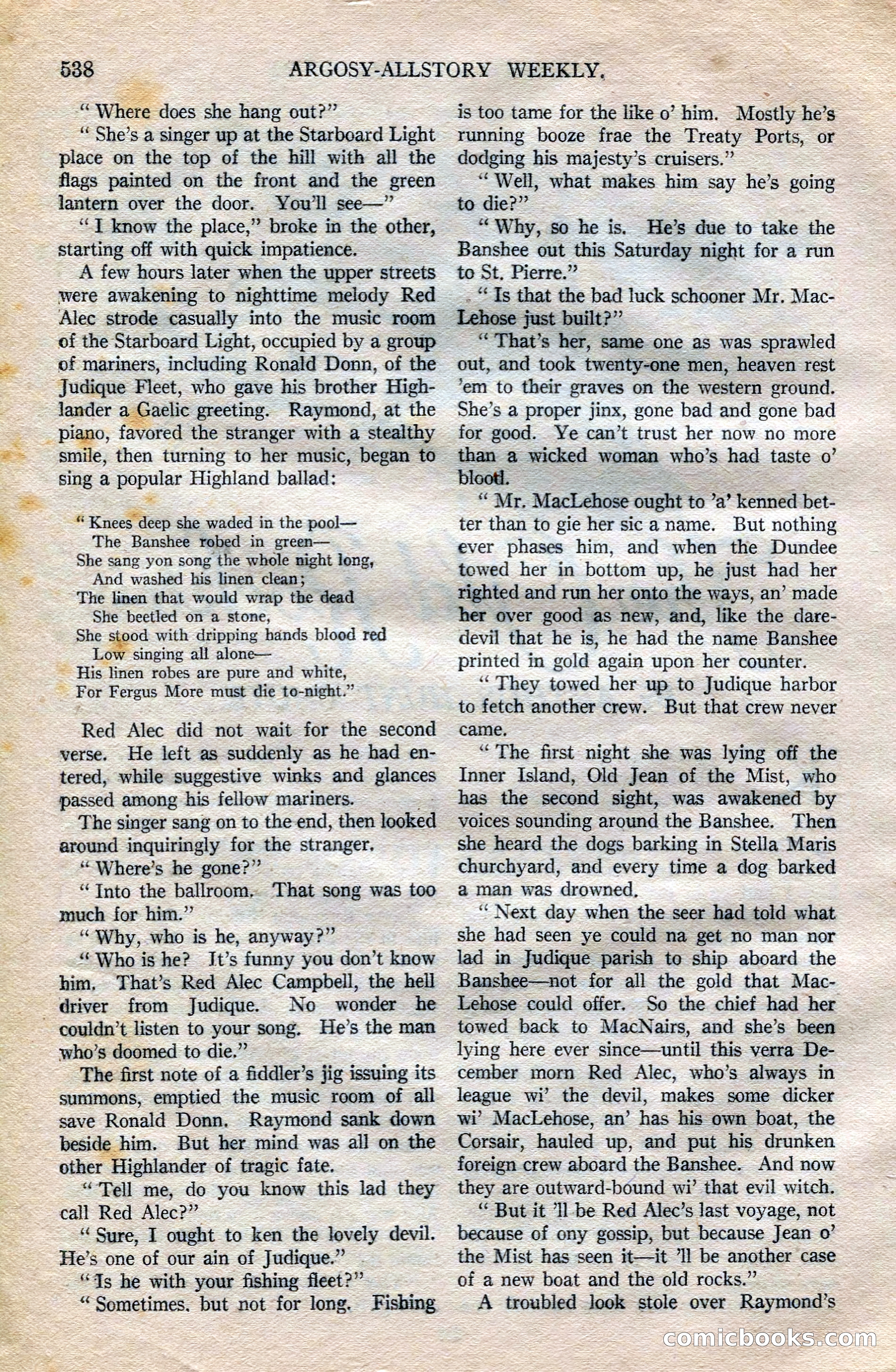 Argosy All-Story Weekly — page 68 of 172