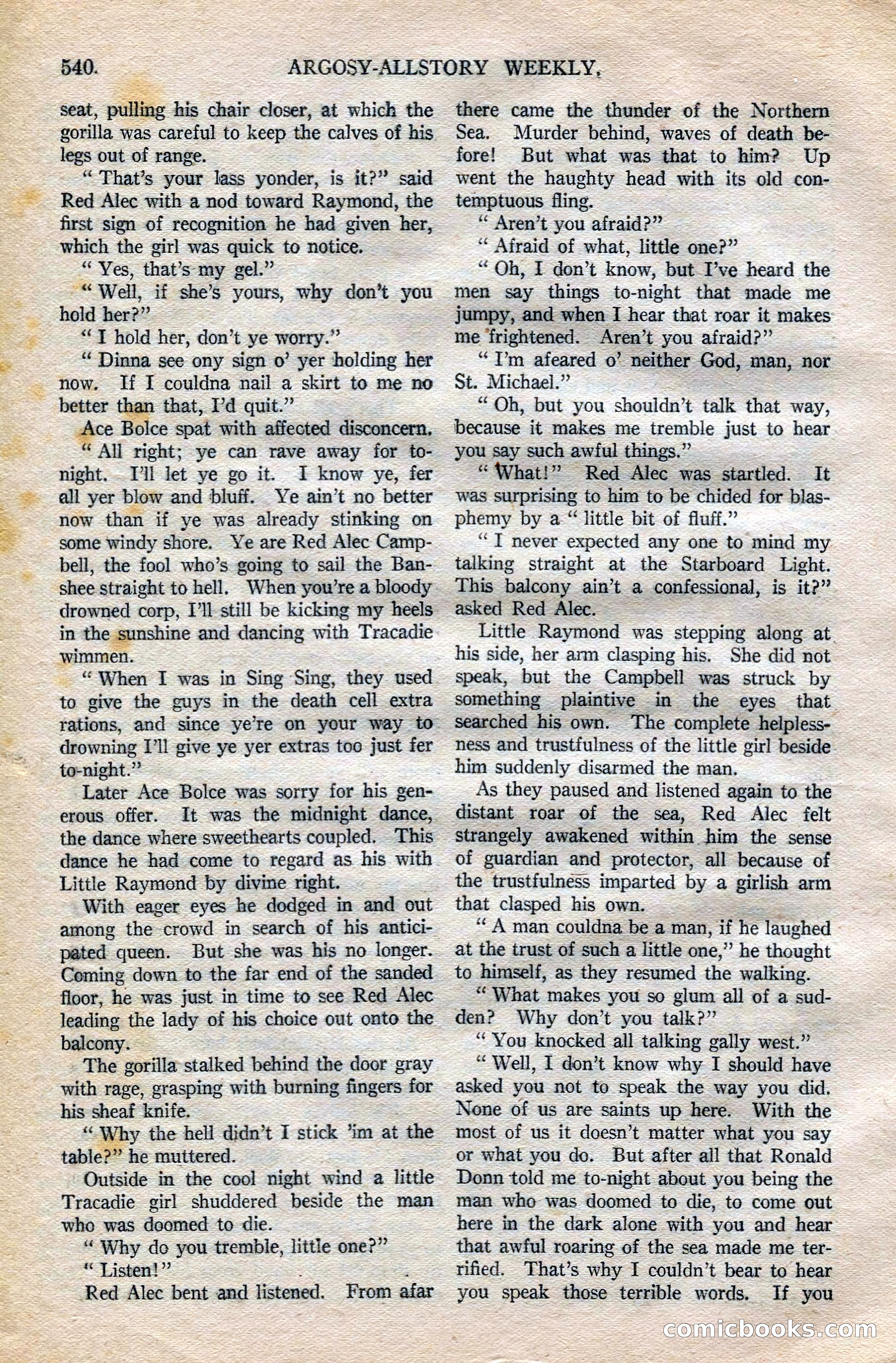 Argosy All-Story Weekly — page 70 of 172