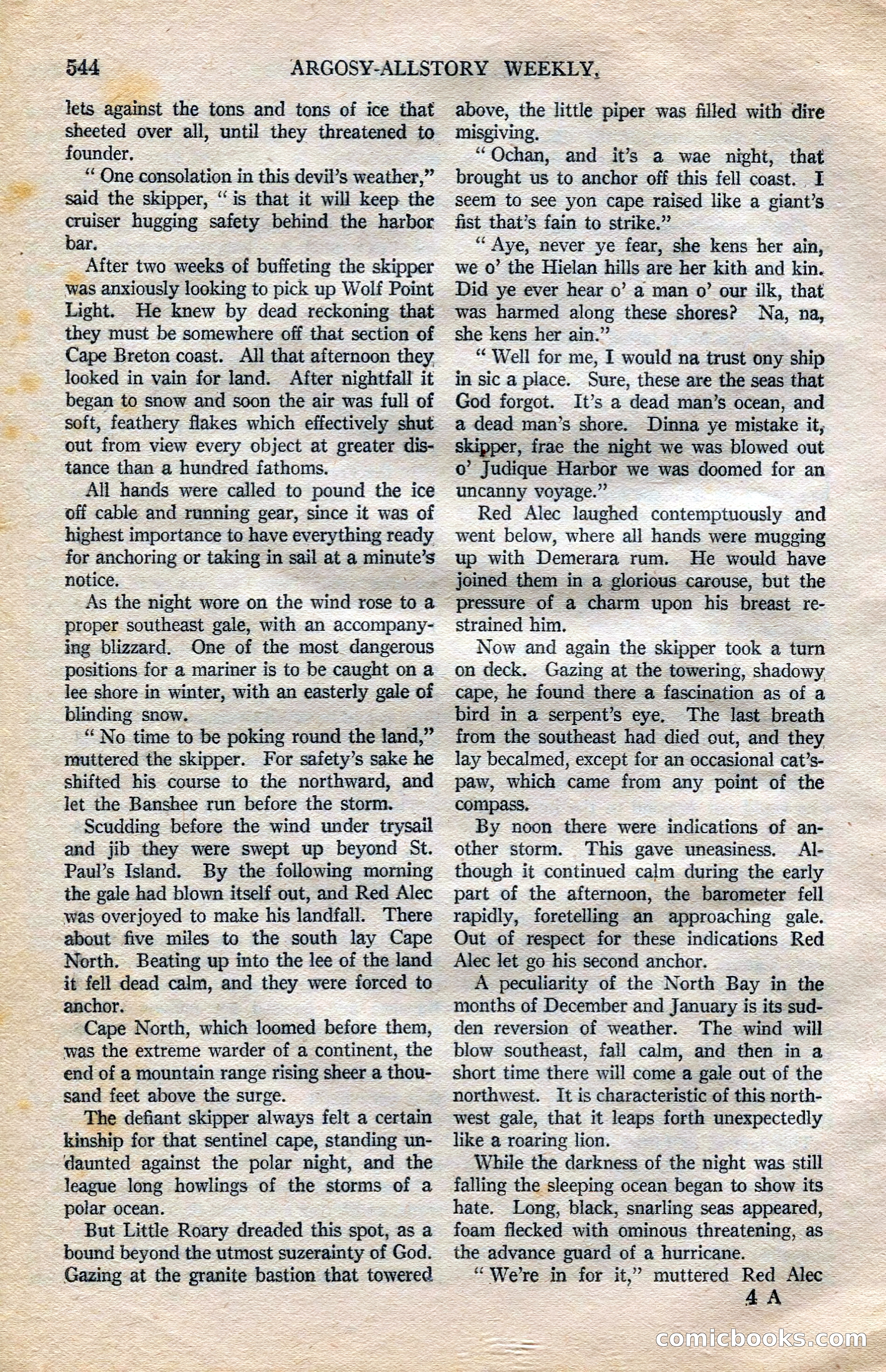 Argosy All-Story Weekly — page 74 of 172