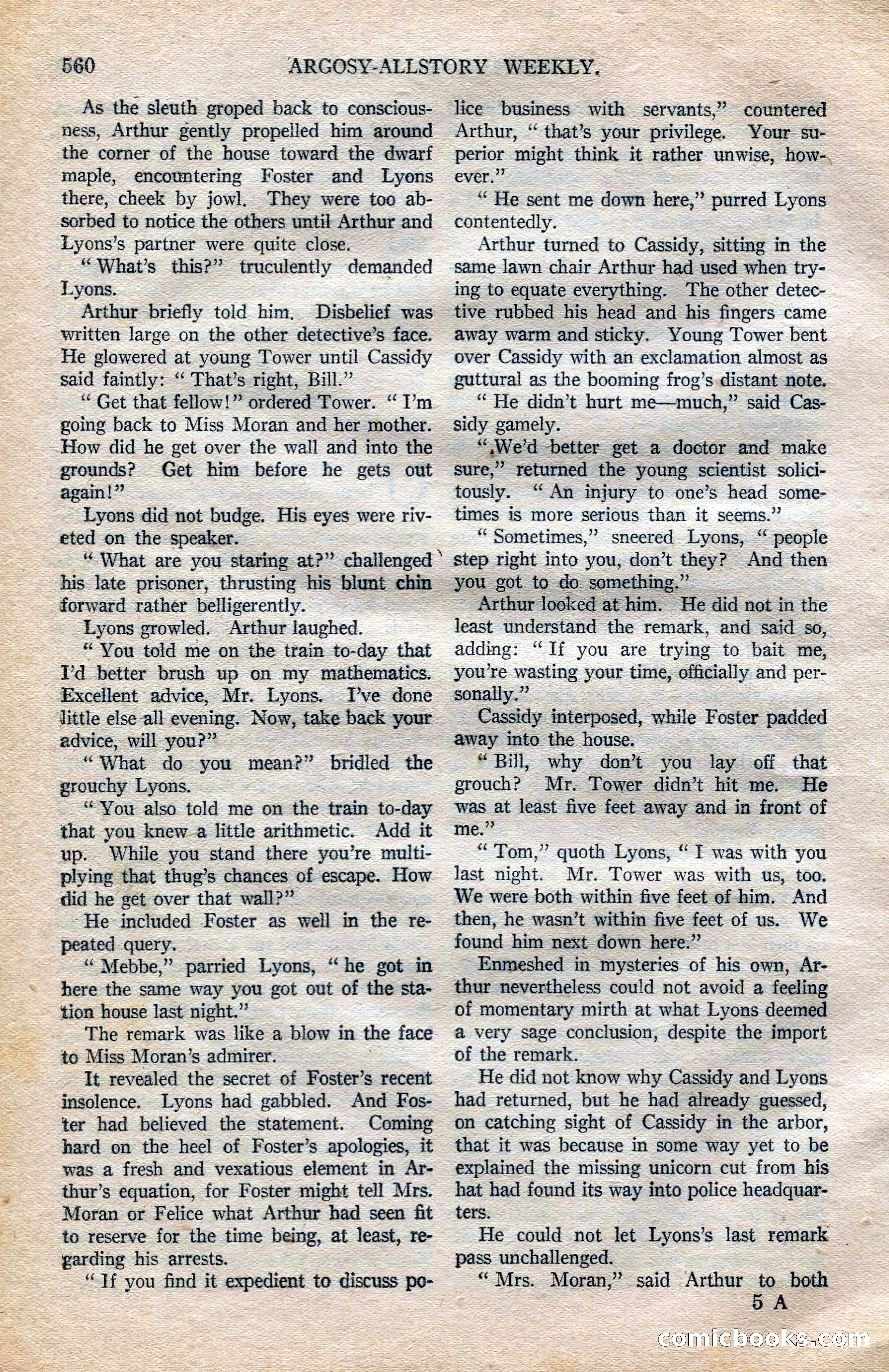 Argosy All-Story Weekly — page 90 of 172