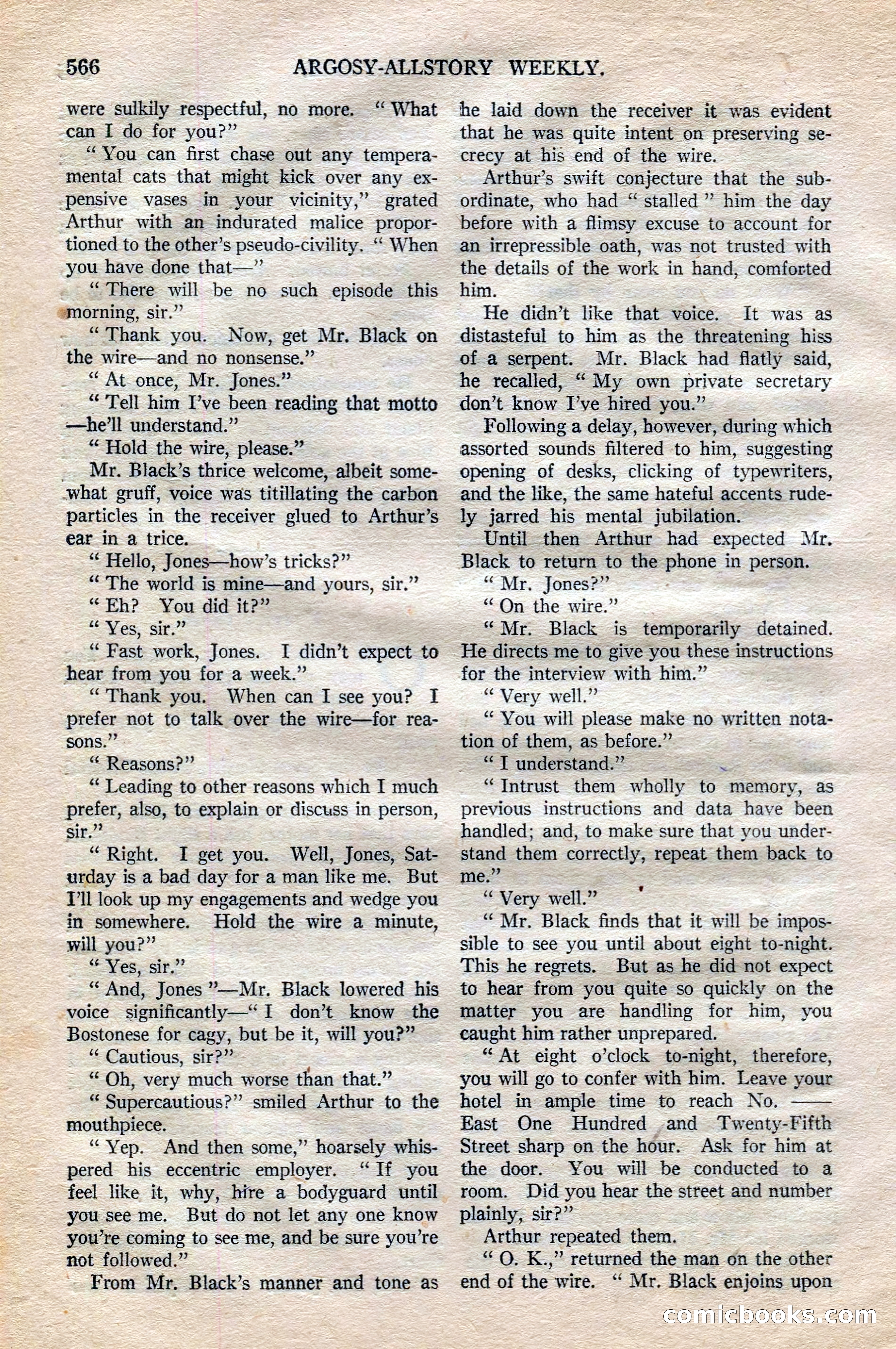 Argosy All-Story Weekly — page 96 of 172