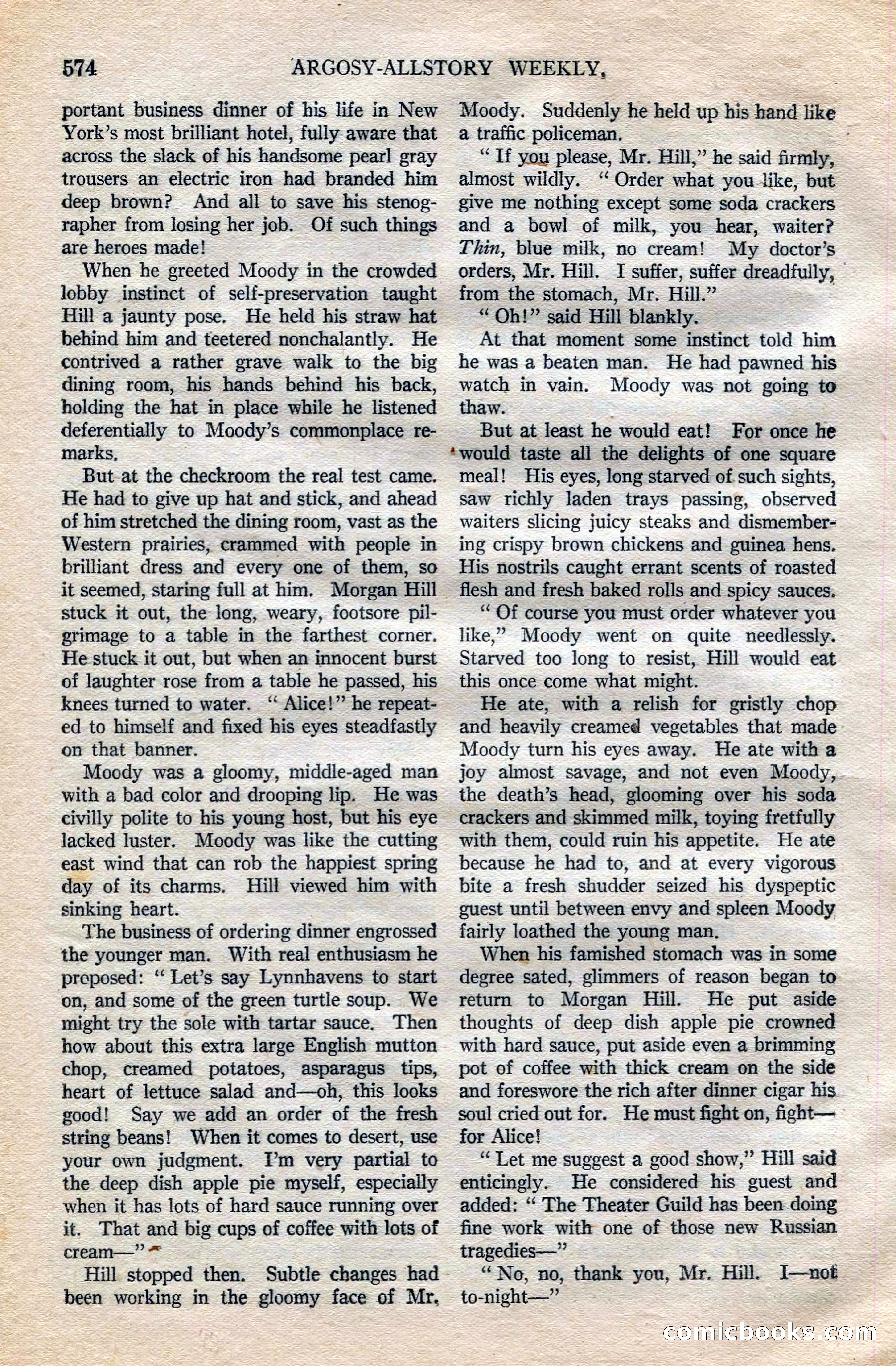 Argosy All-Story Weekly — page 104 of 172