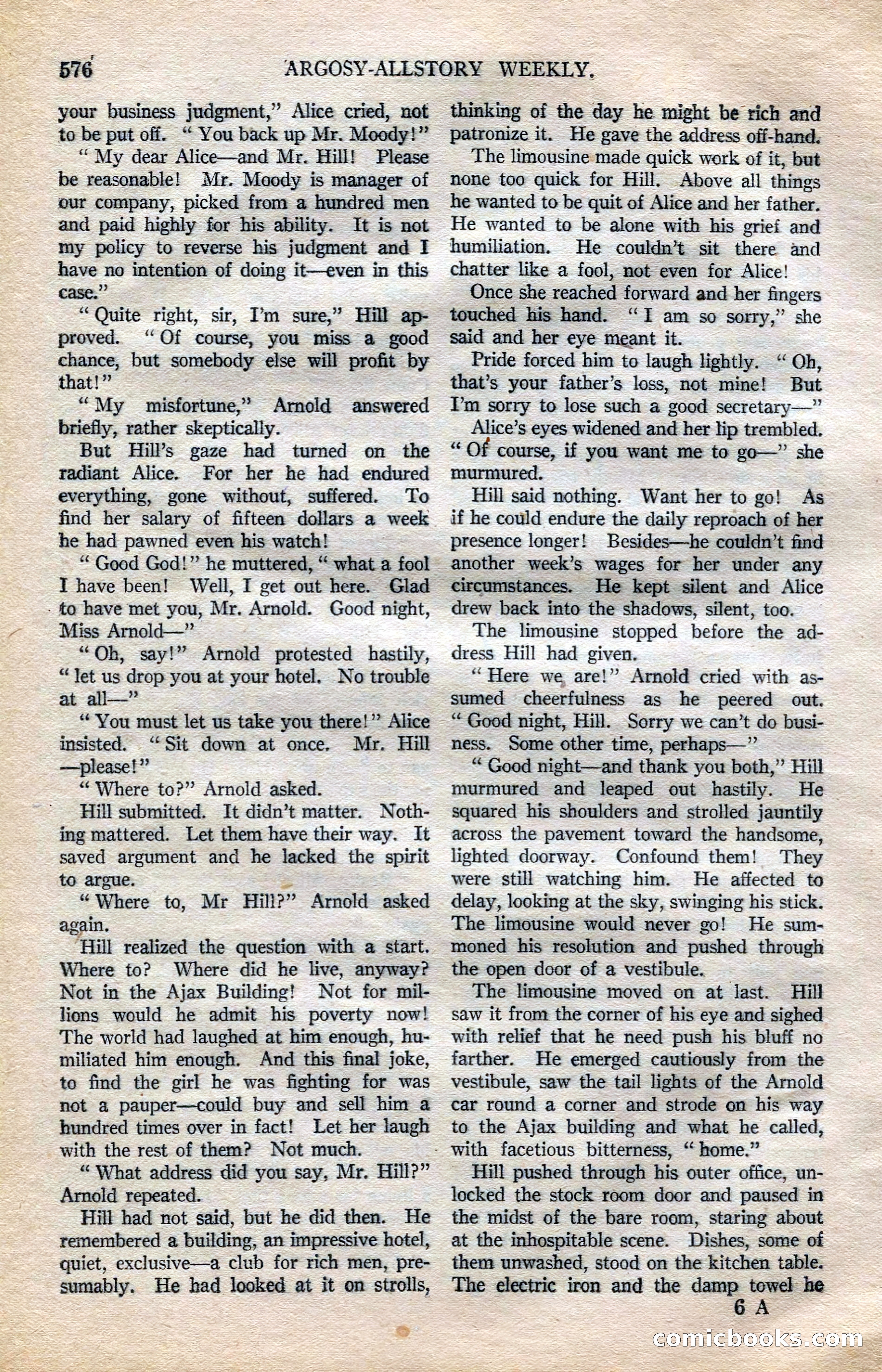 Argosy All-Story Weekly — page 106 of 172