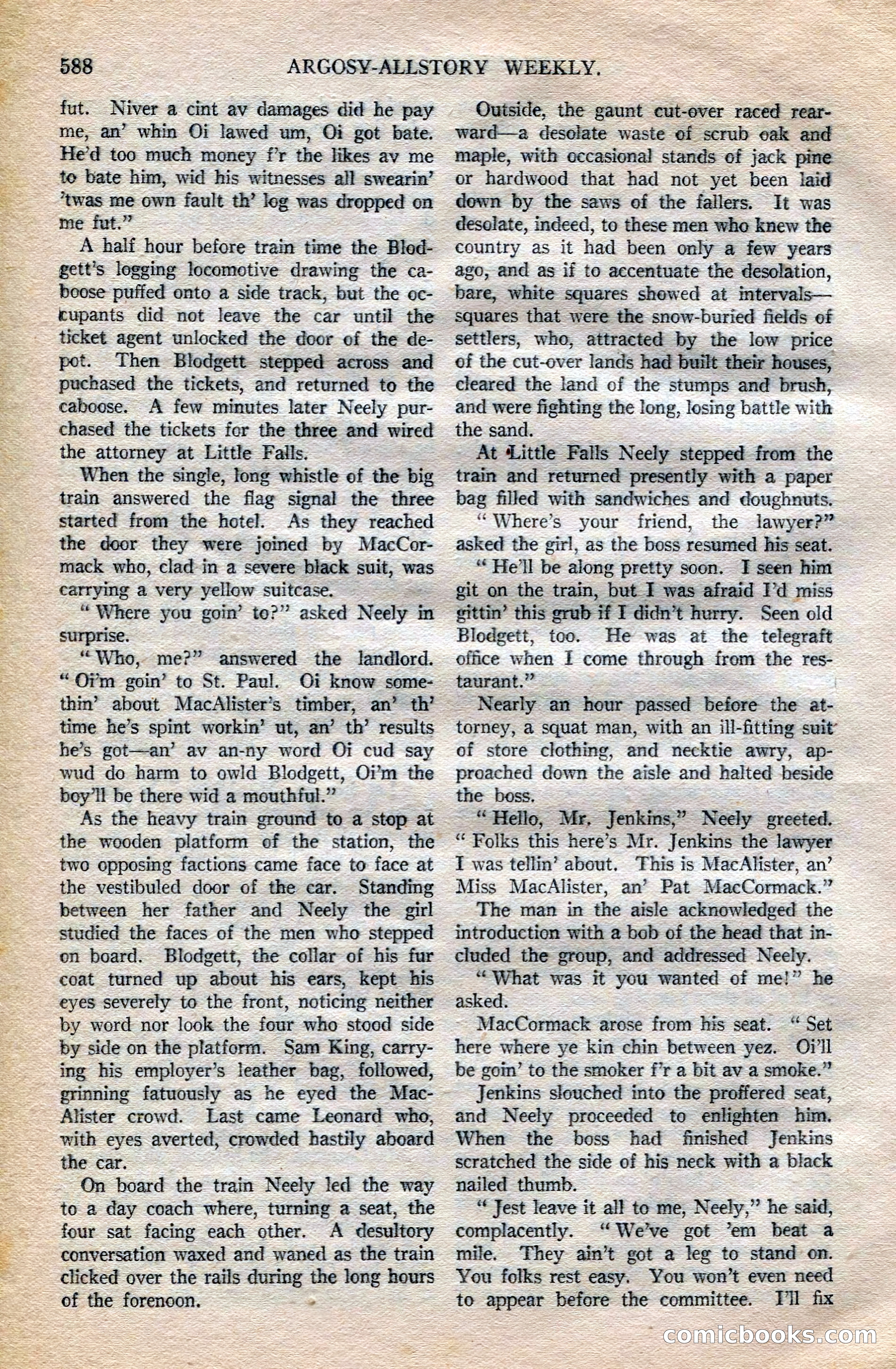 Argosy All-Story Weekly — page 118 of 172