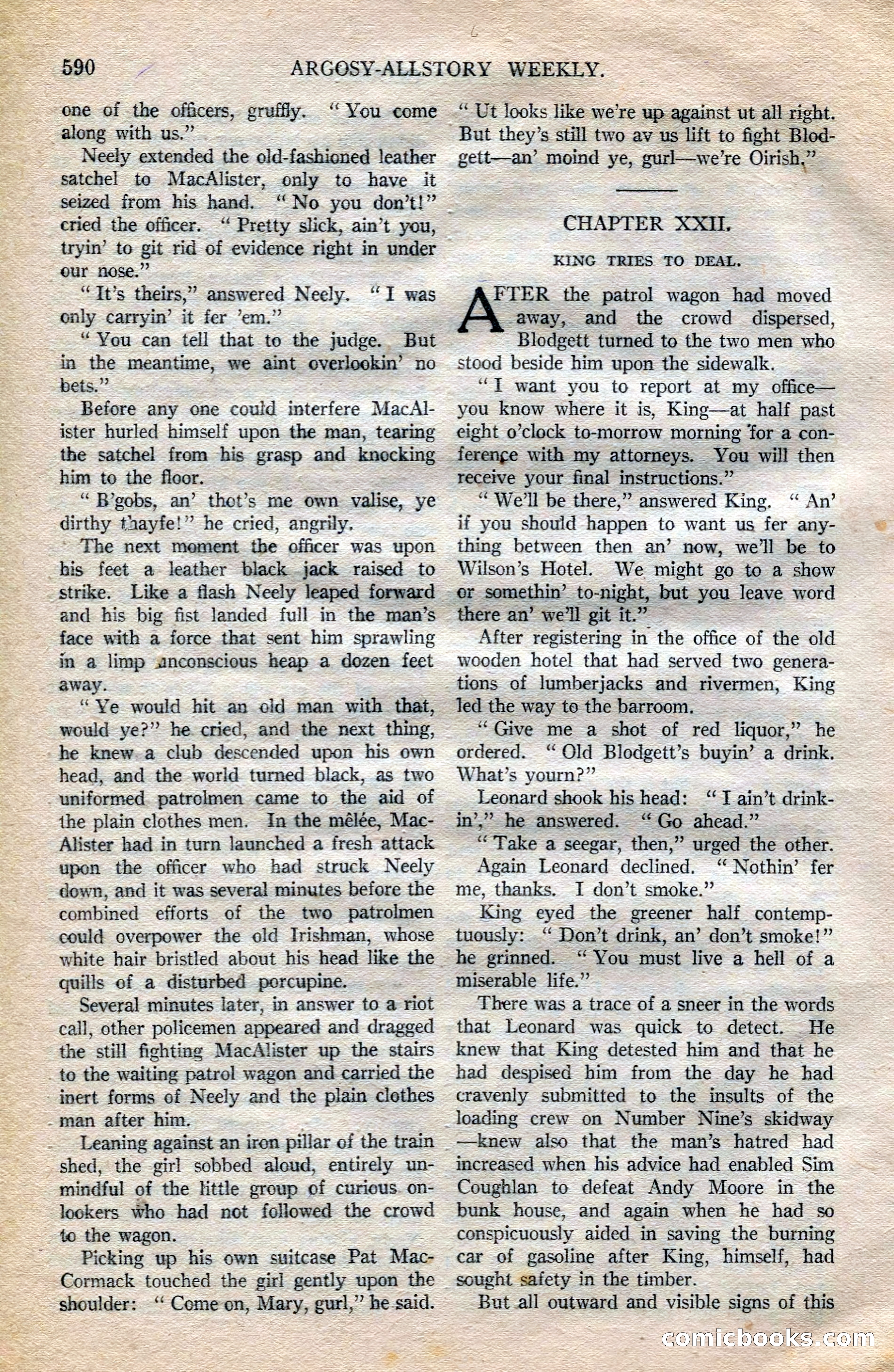 Argosy All-Story Weekly — page 120 of 172