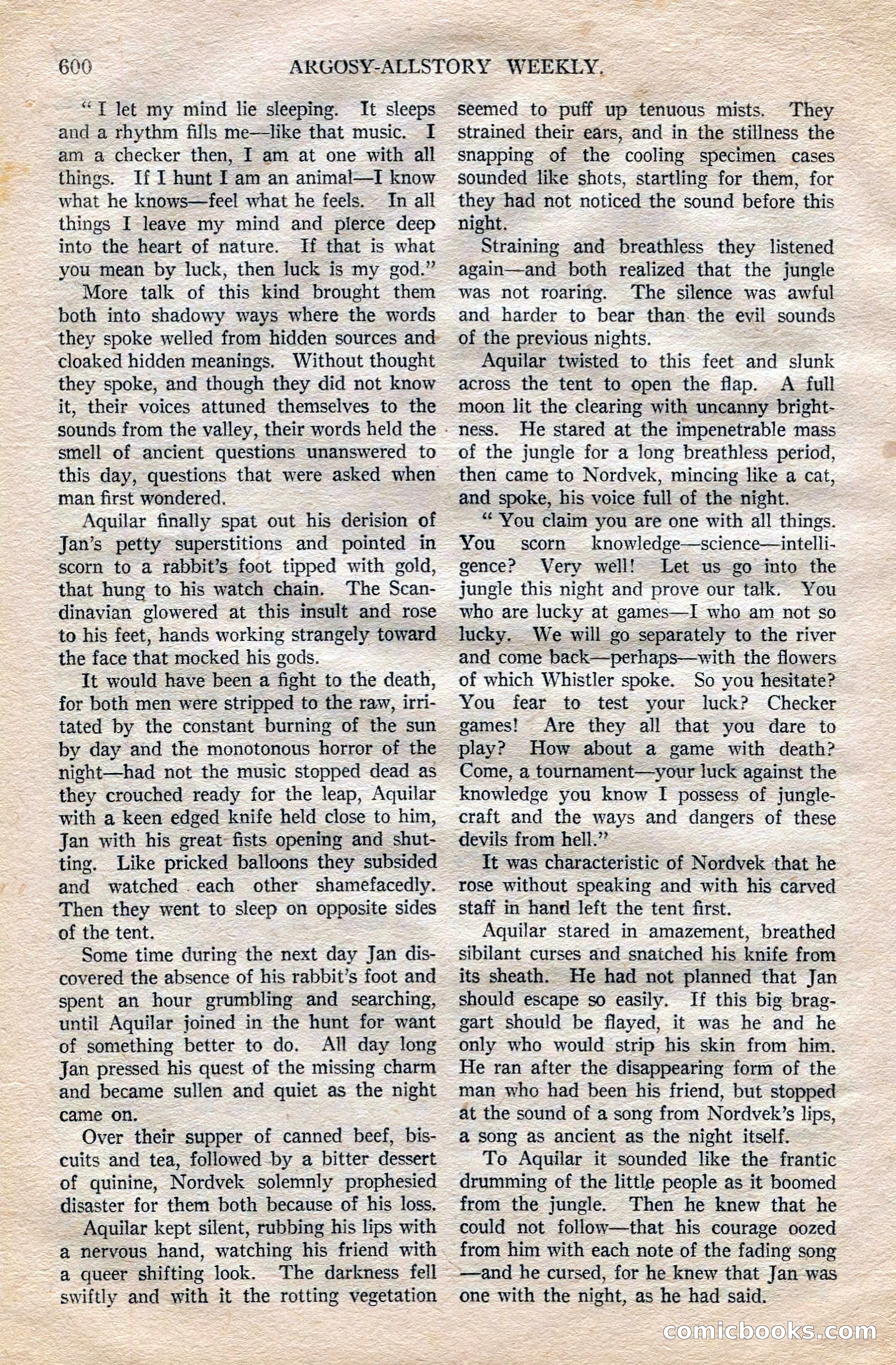 Argosy All-Story Weekly — page 130 of 172