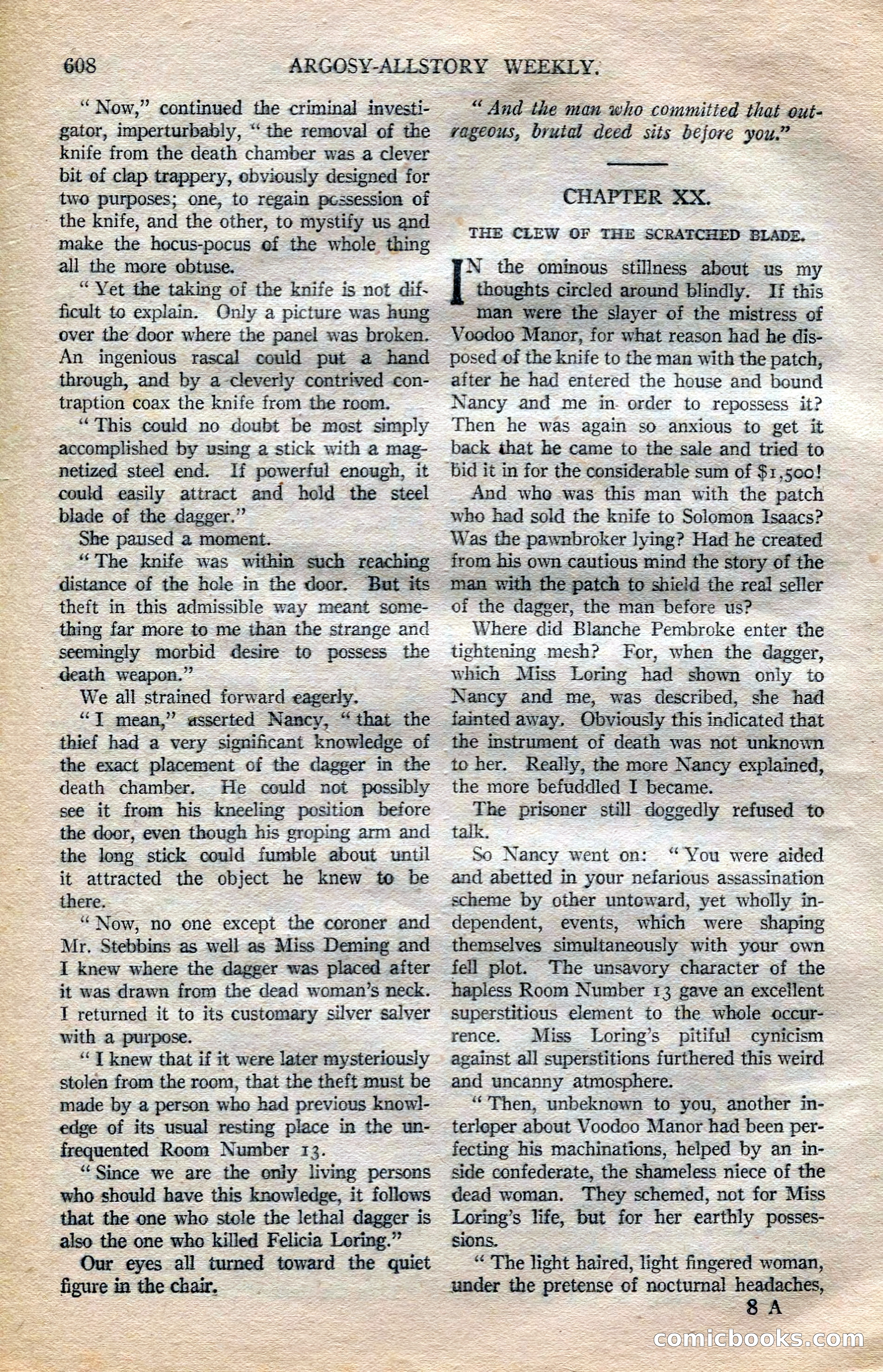 Argosy All-Story Weekly — page 138 of 172