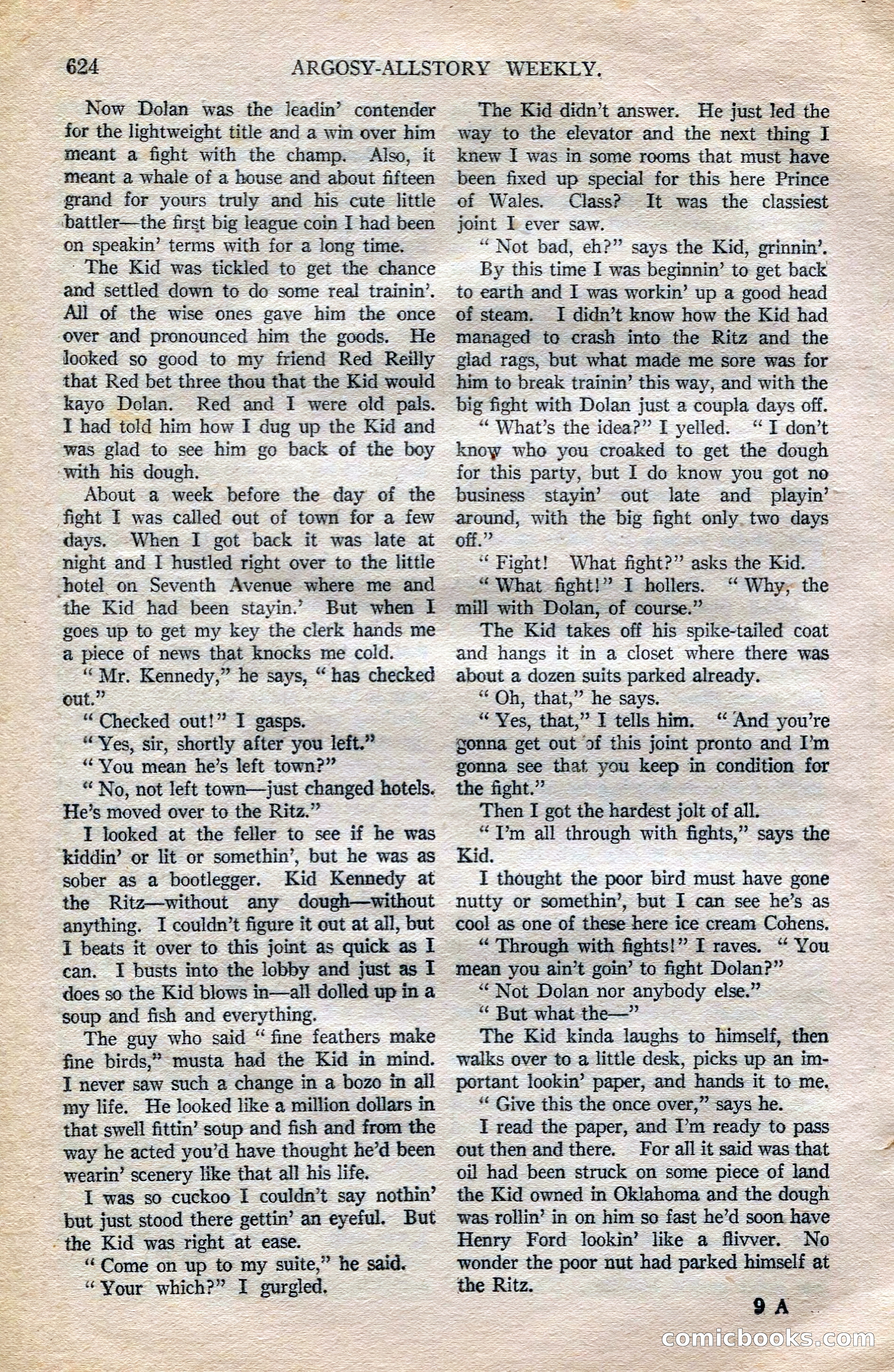 Argosy All-Story Weekly — page 154 of 172