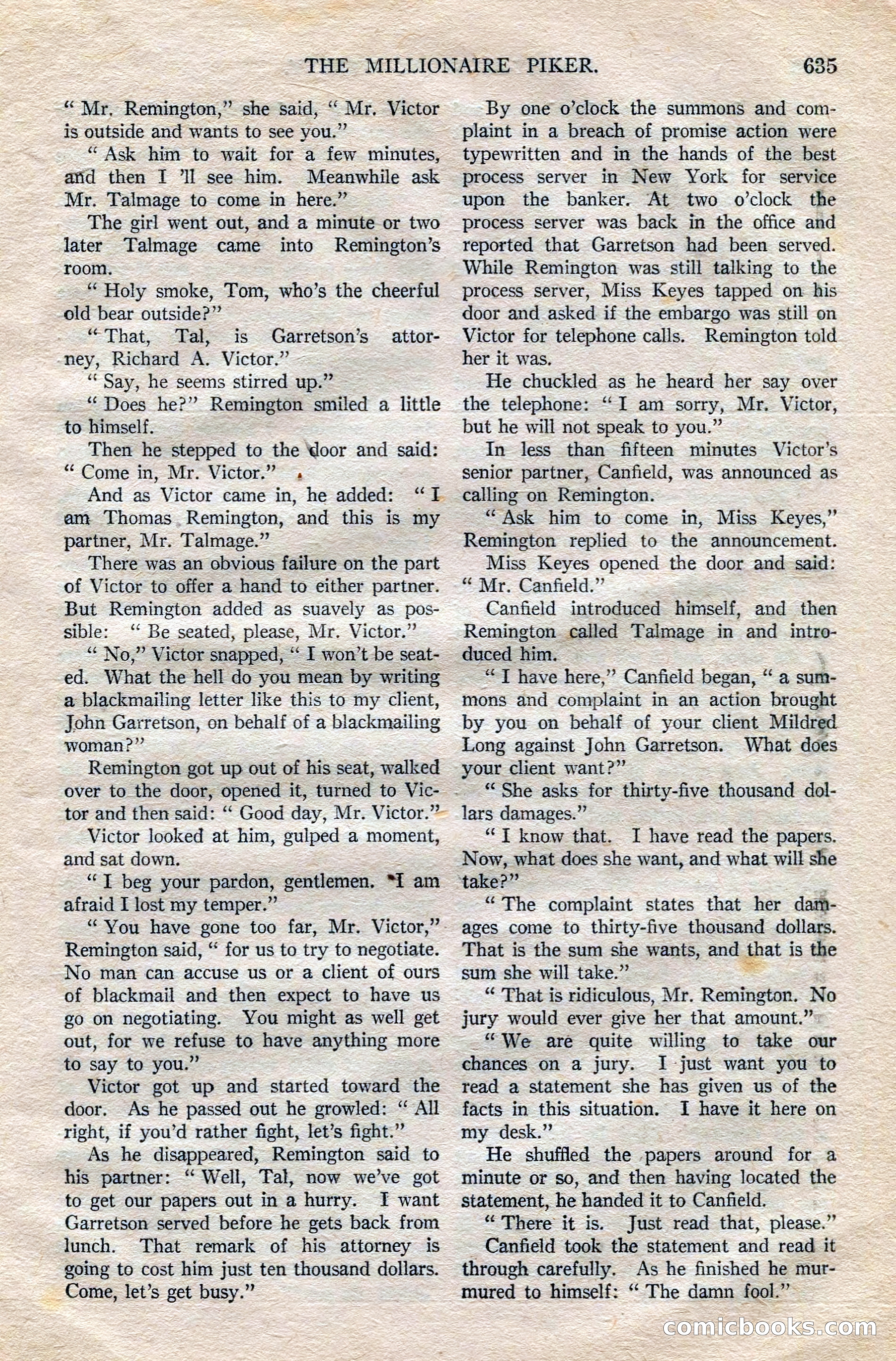 Argosy All-Story Weekly — page 165 of 172