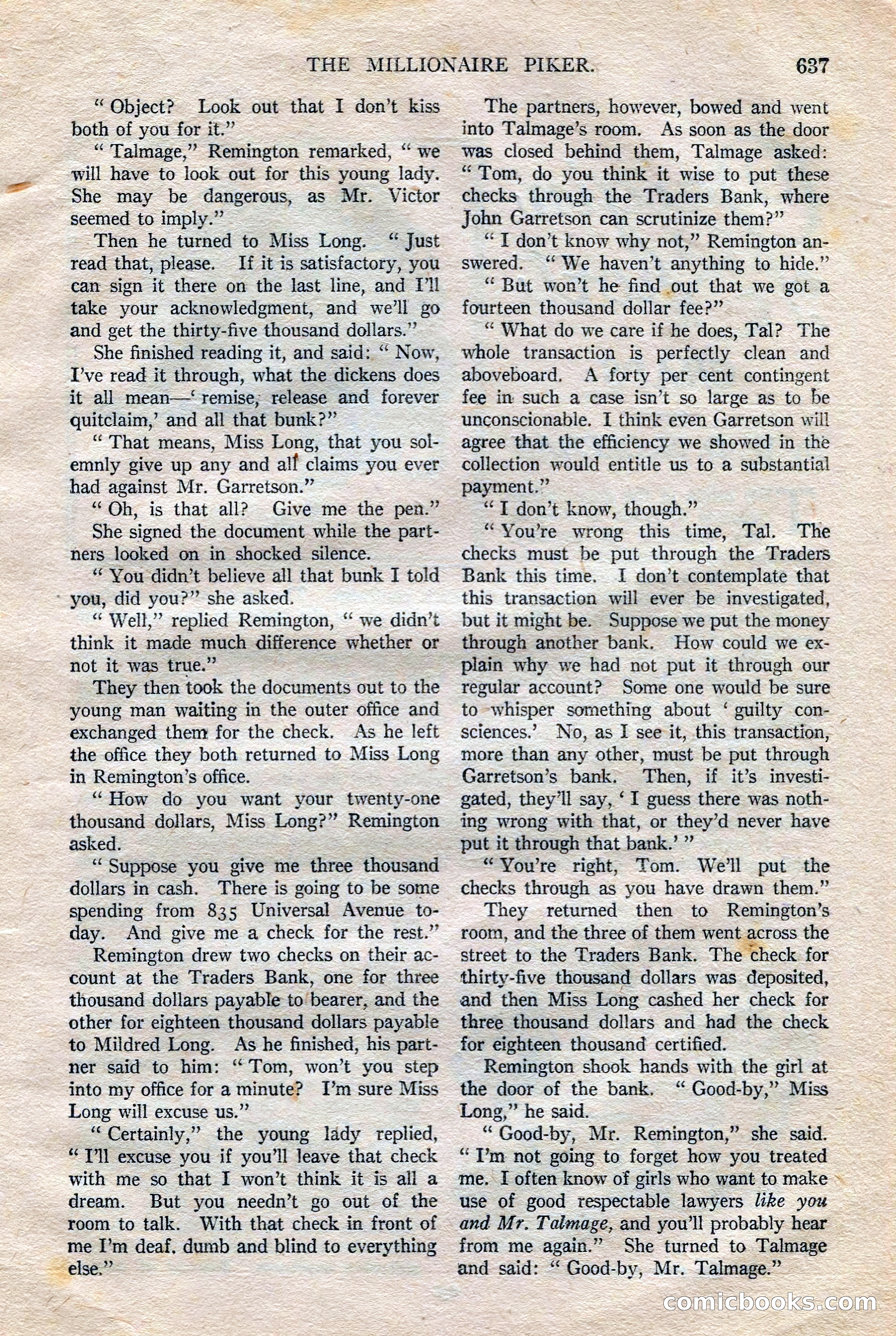 Argosy All-Story Weekly — page 167 of 172