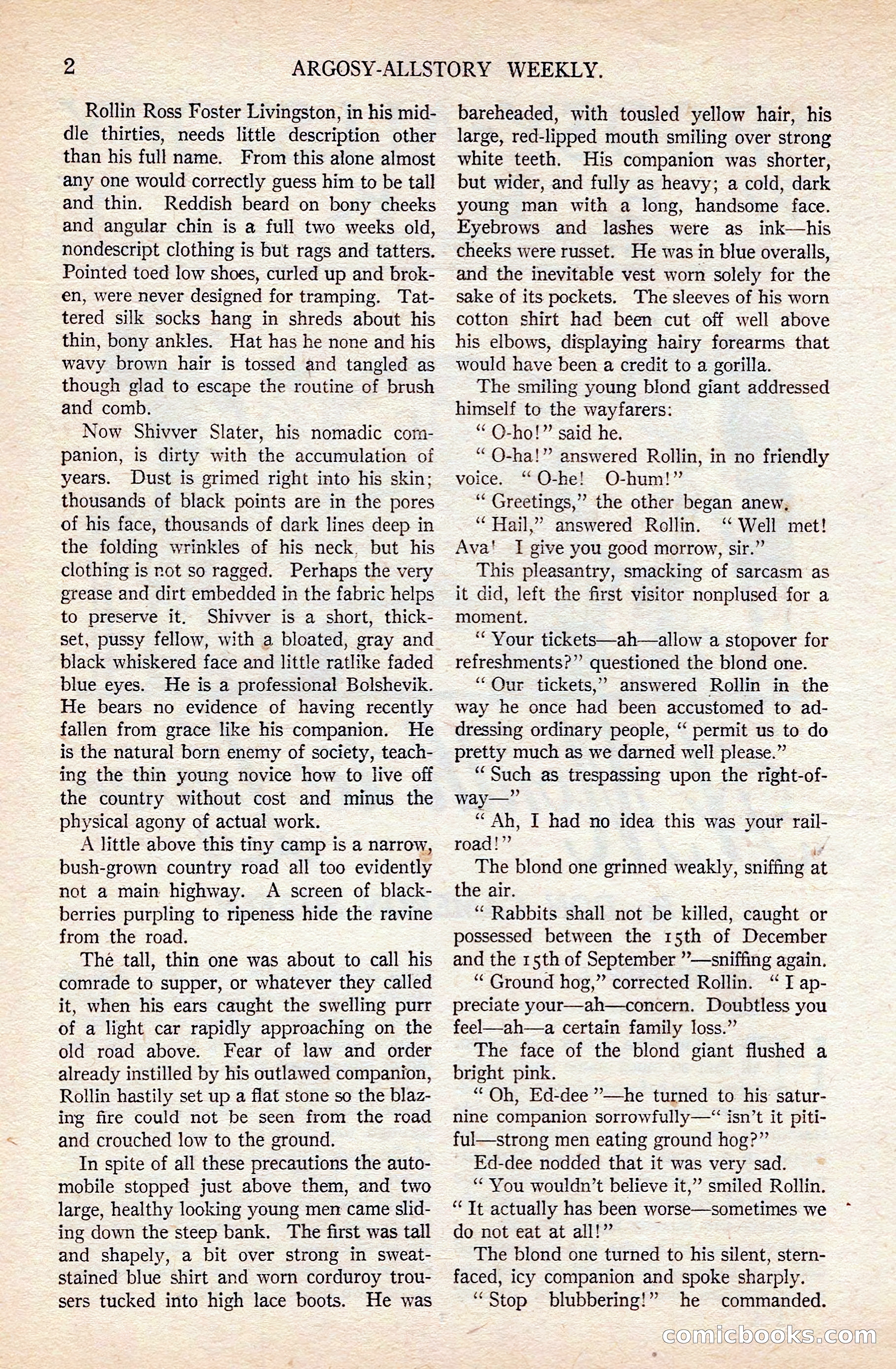 Argosy All-Story Weekly — page 12 of 176