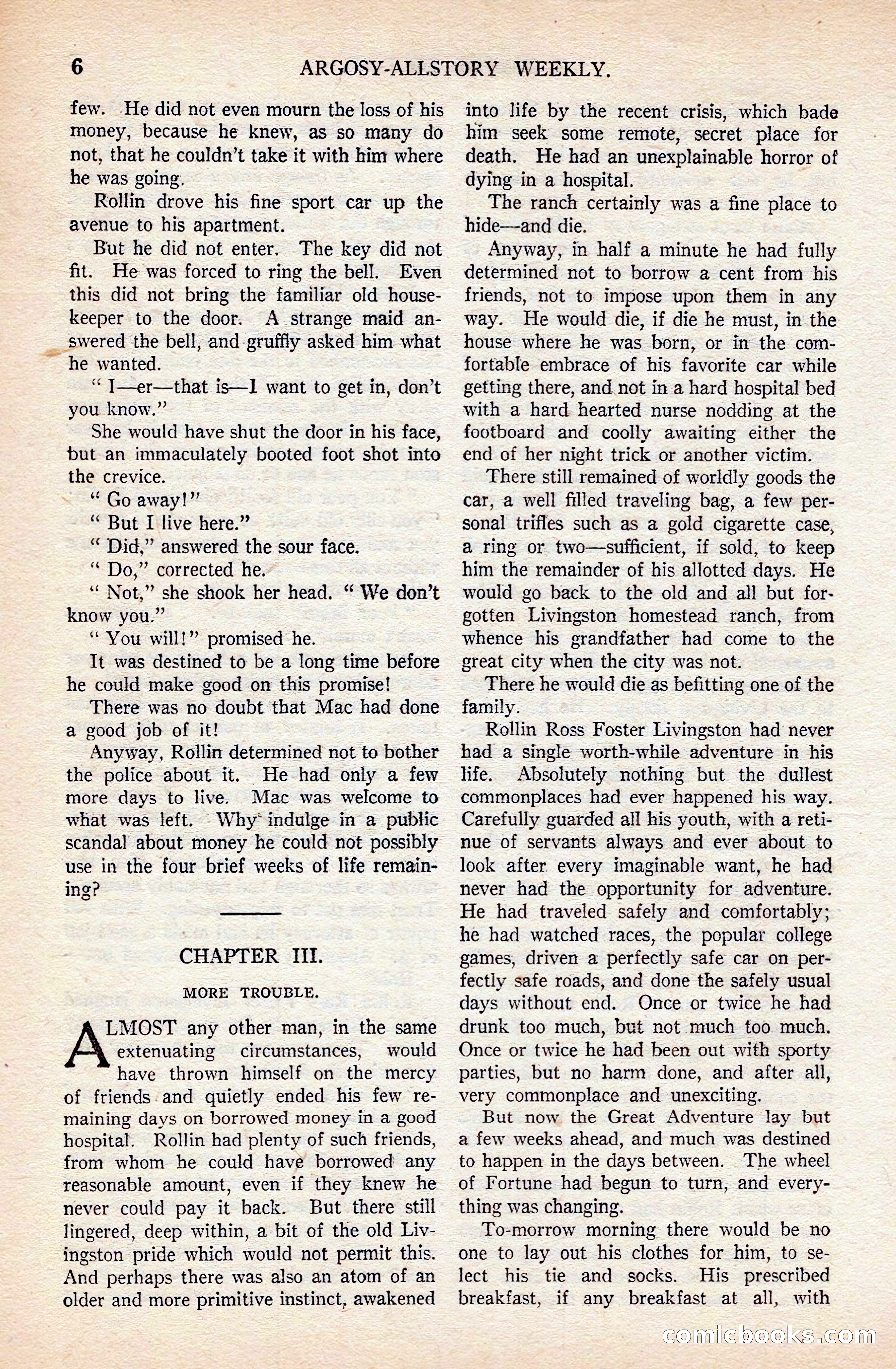 Argosy All-Story Weekly — page 16 of 176