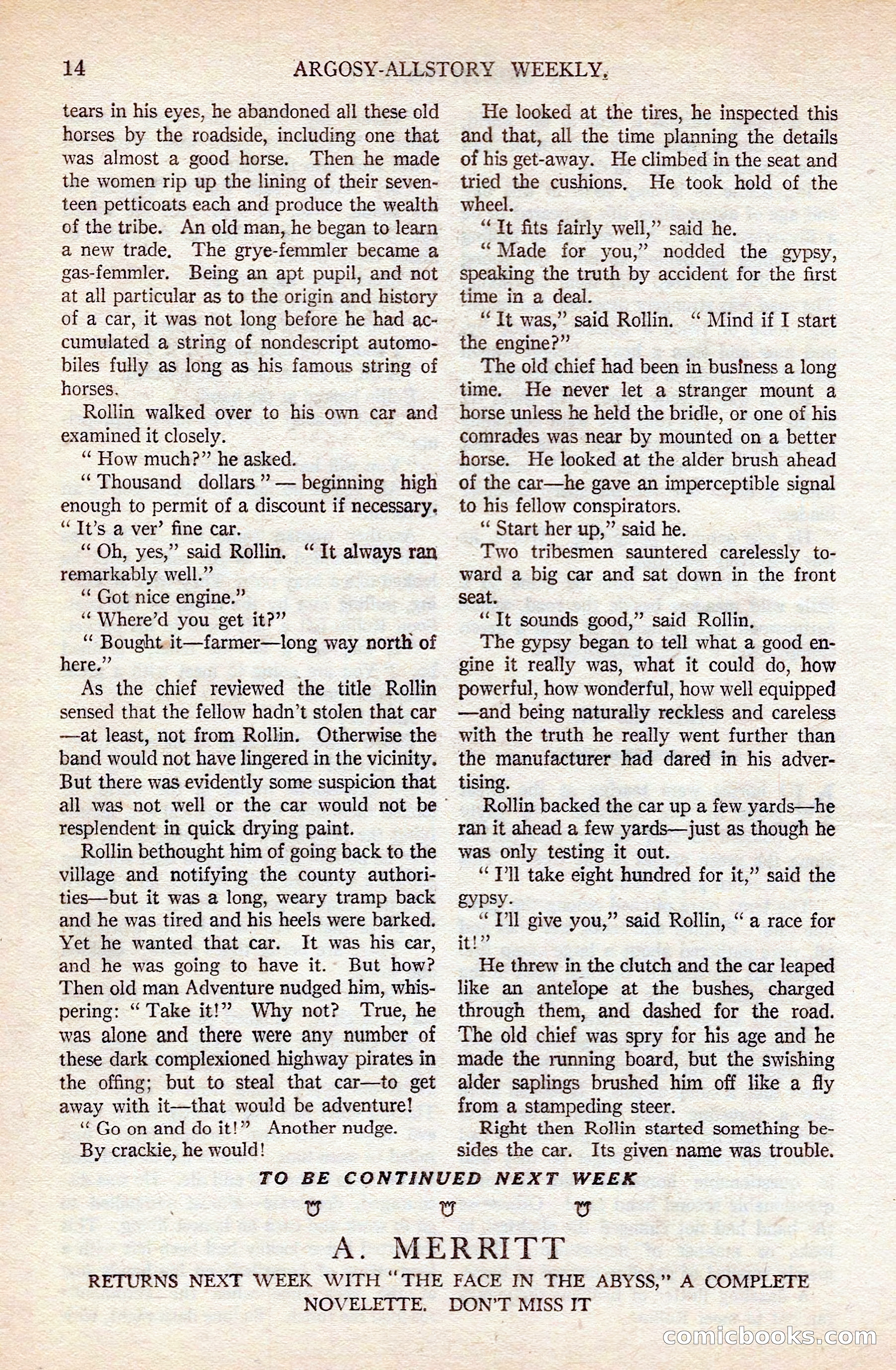 Argosy All-Story Weekly — page 24 of 176