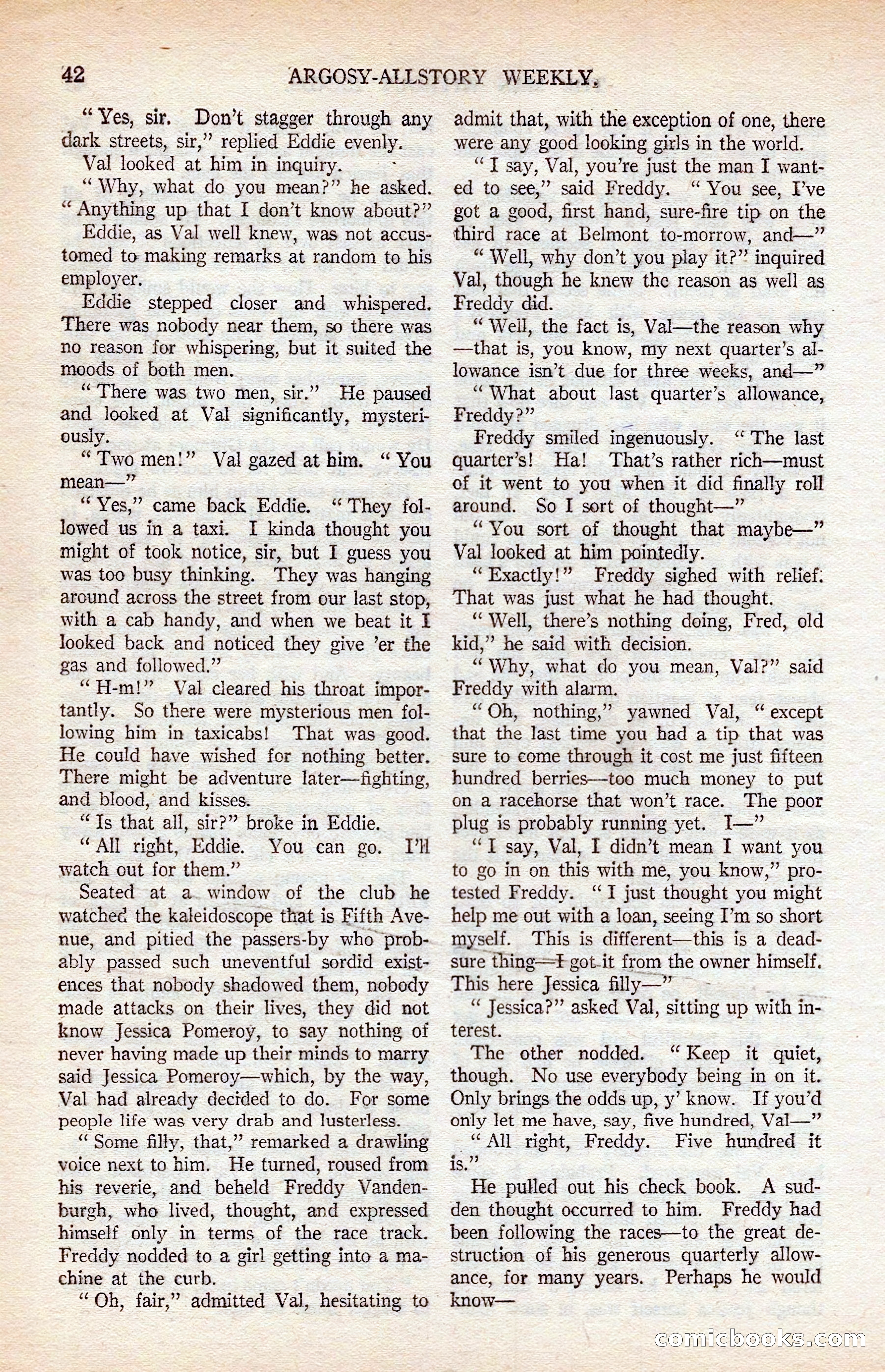 Argosy All-Story Weekly — page 52 of 176