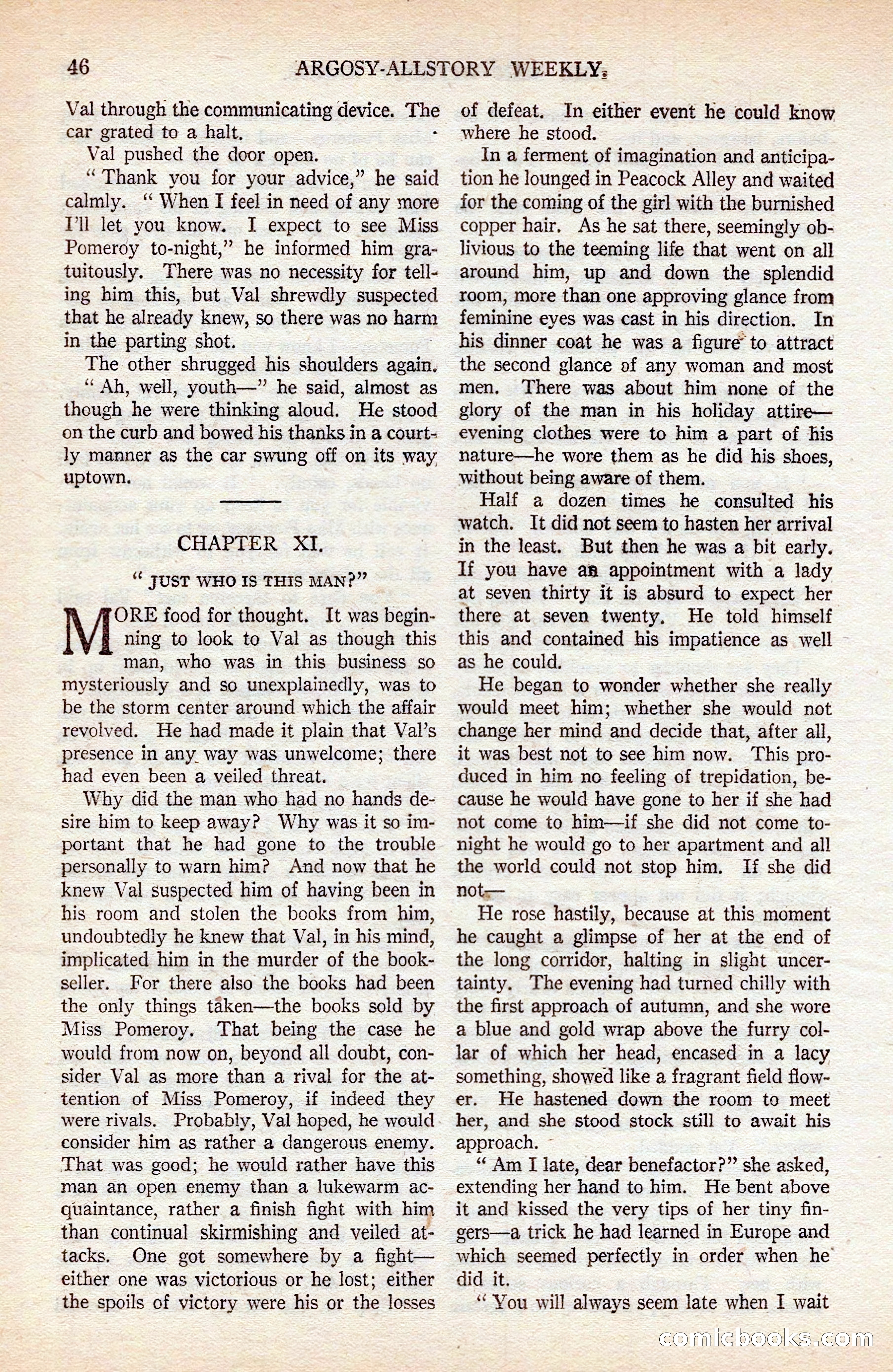 Argosy All-Story Weekly — page 56 of 176