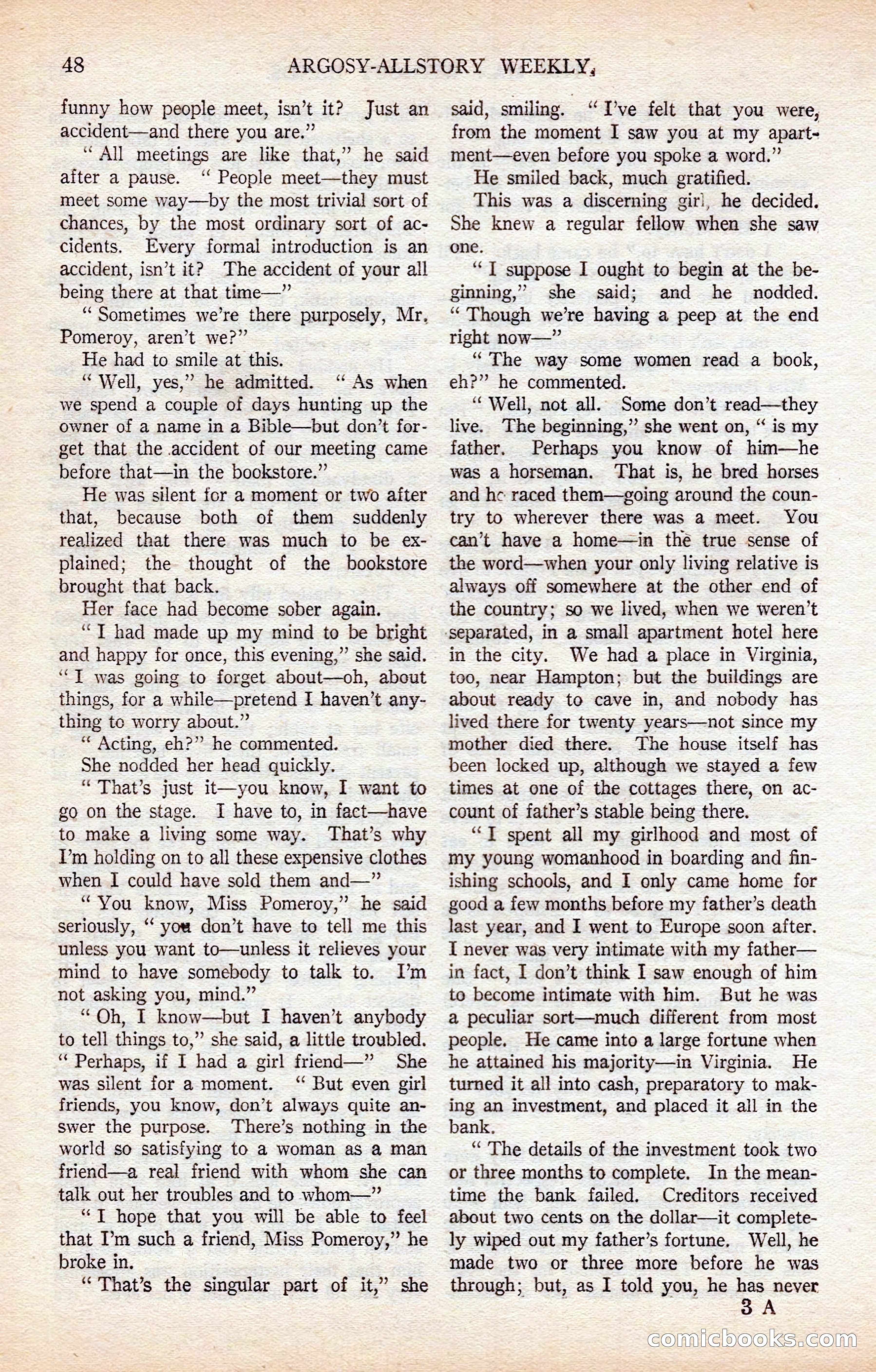 Argosy All-Story Weekly — page 58 of 176
