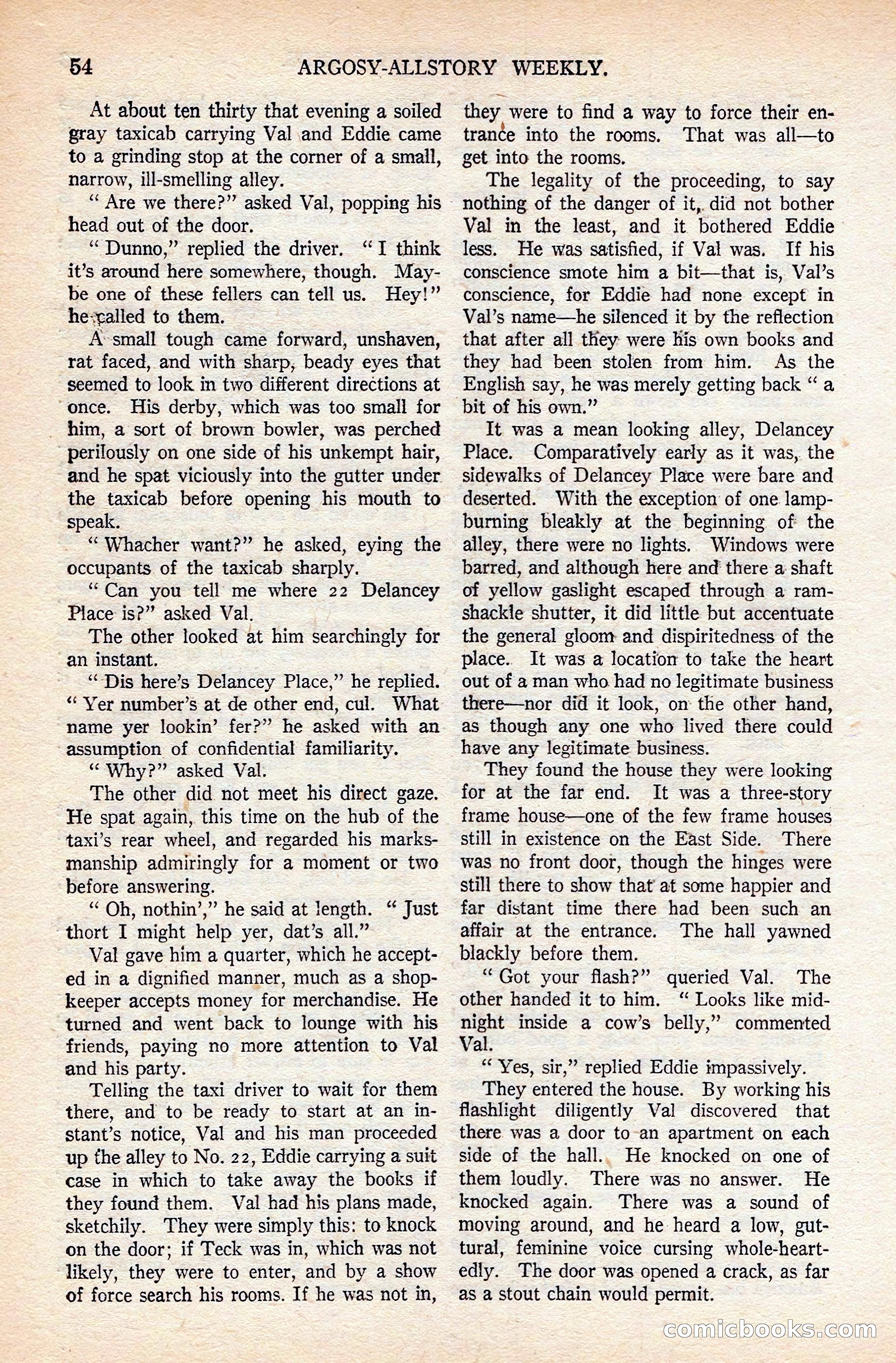 Argosy All-Story Weekly — page 64 of 176