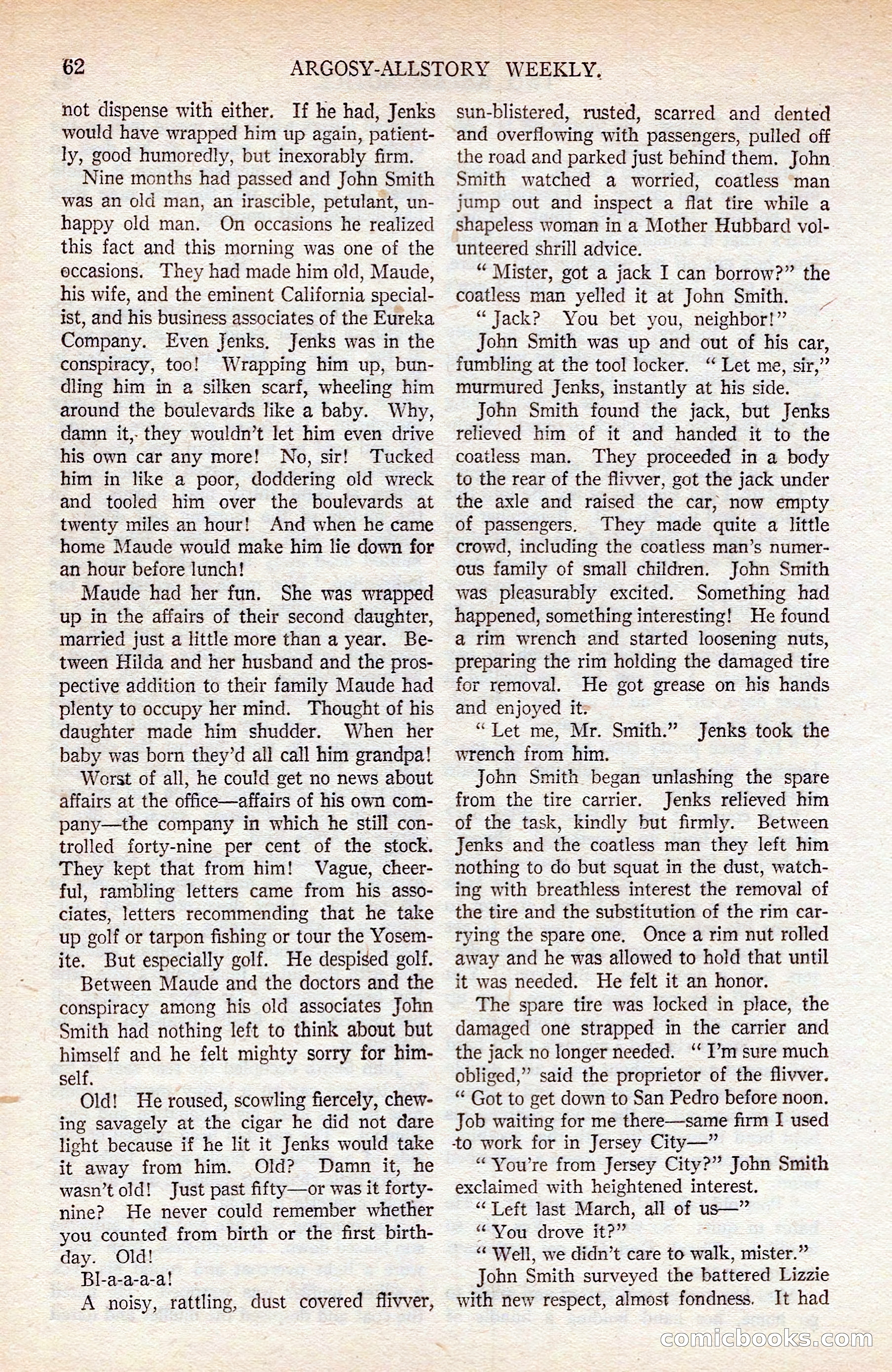 Argosy All-Story Weekly — page 72 of 176