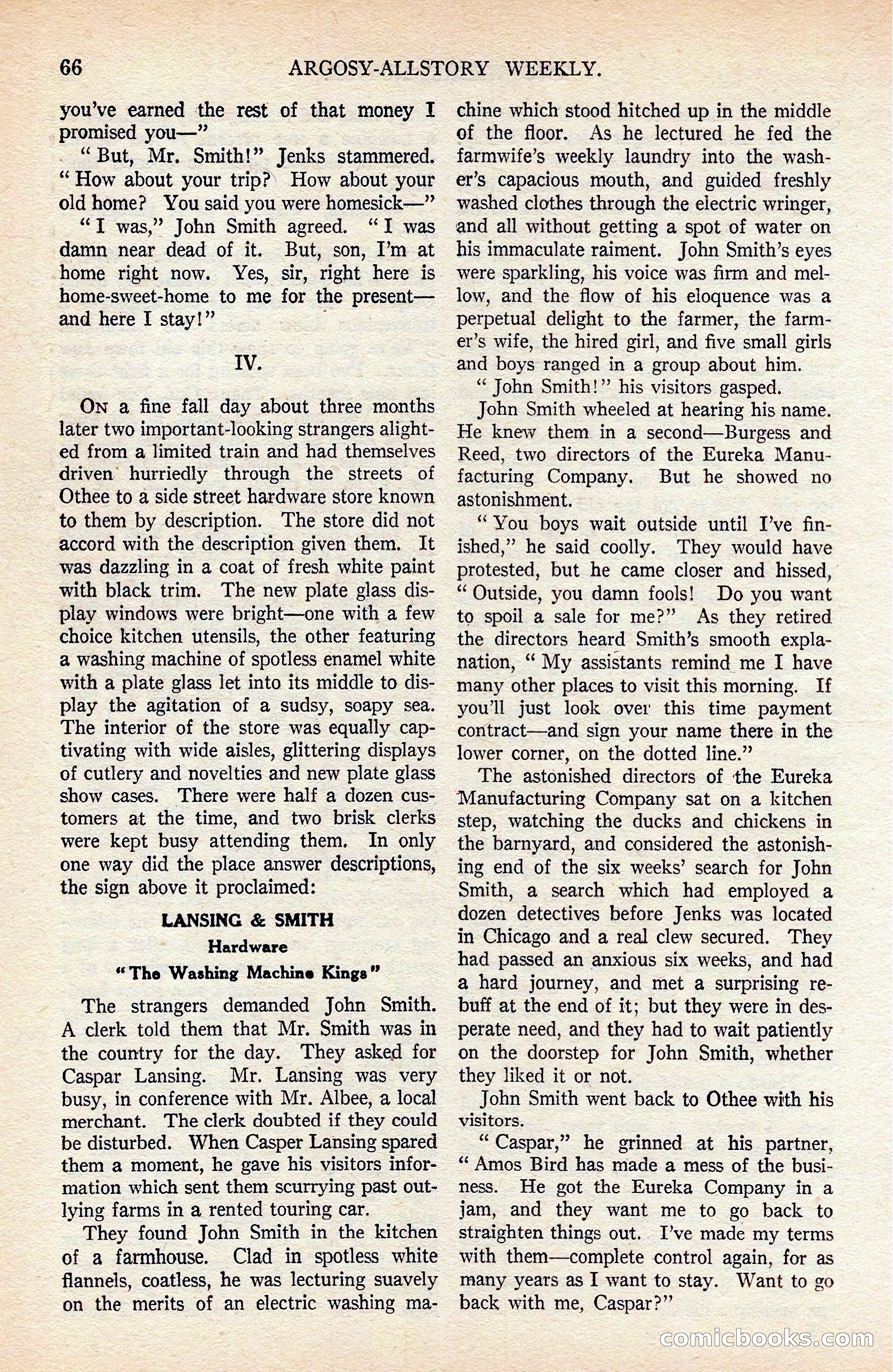 Argosy All-Story Weekly — page 76 of 176