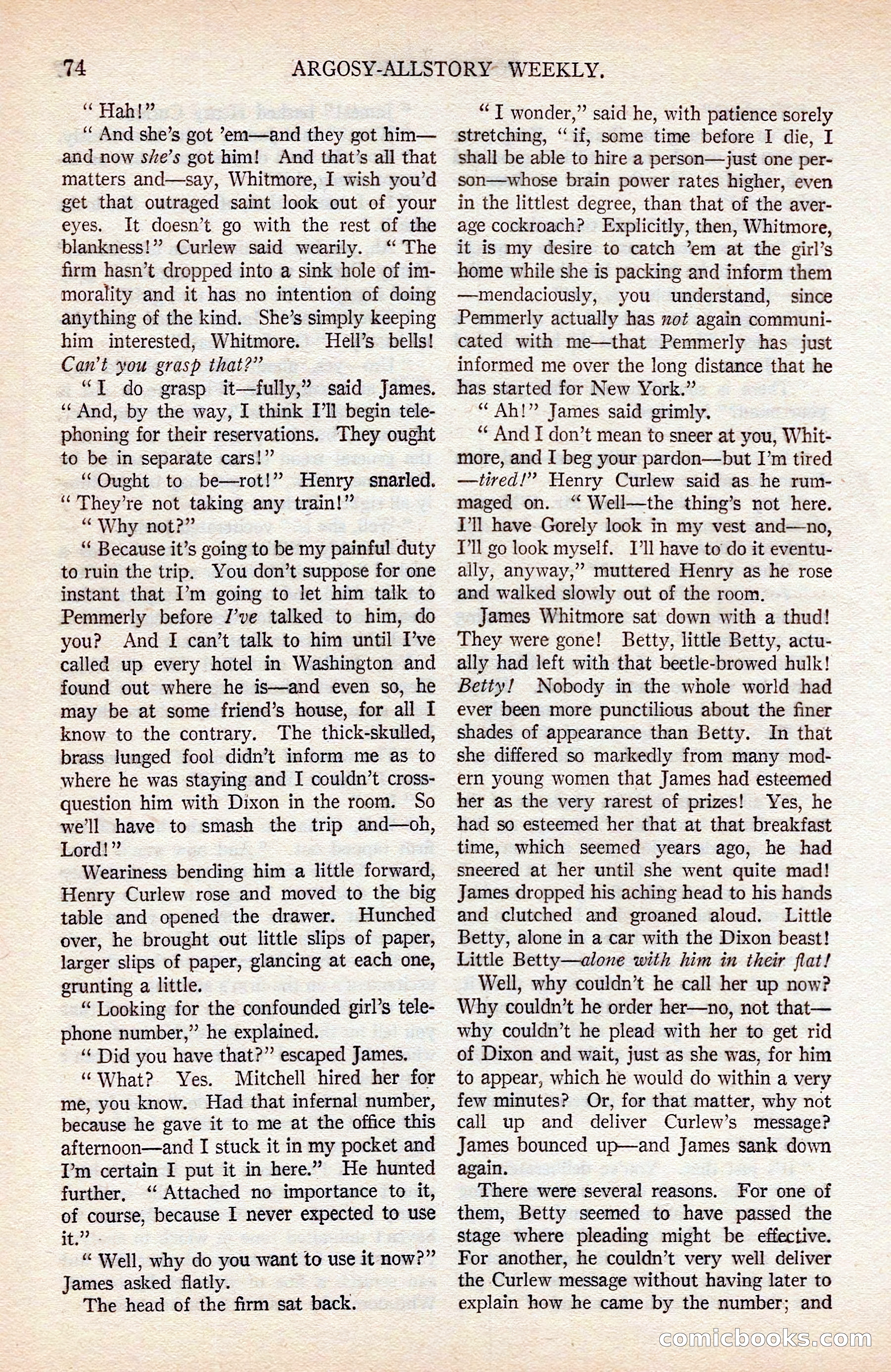 Argosy All-Story Weekly — page 84 of 176