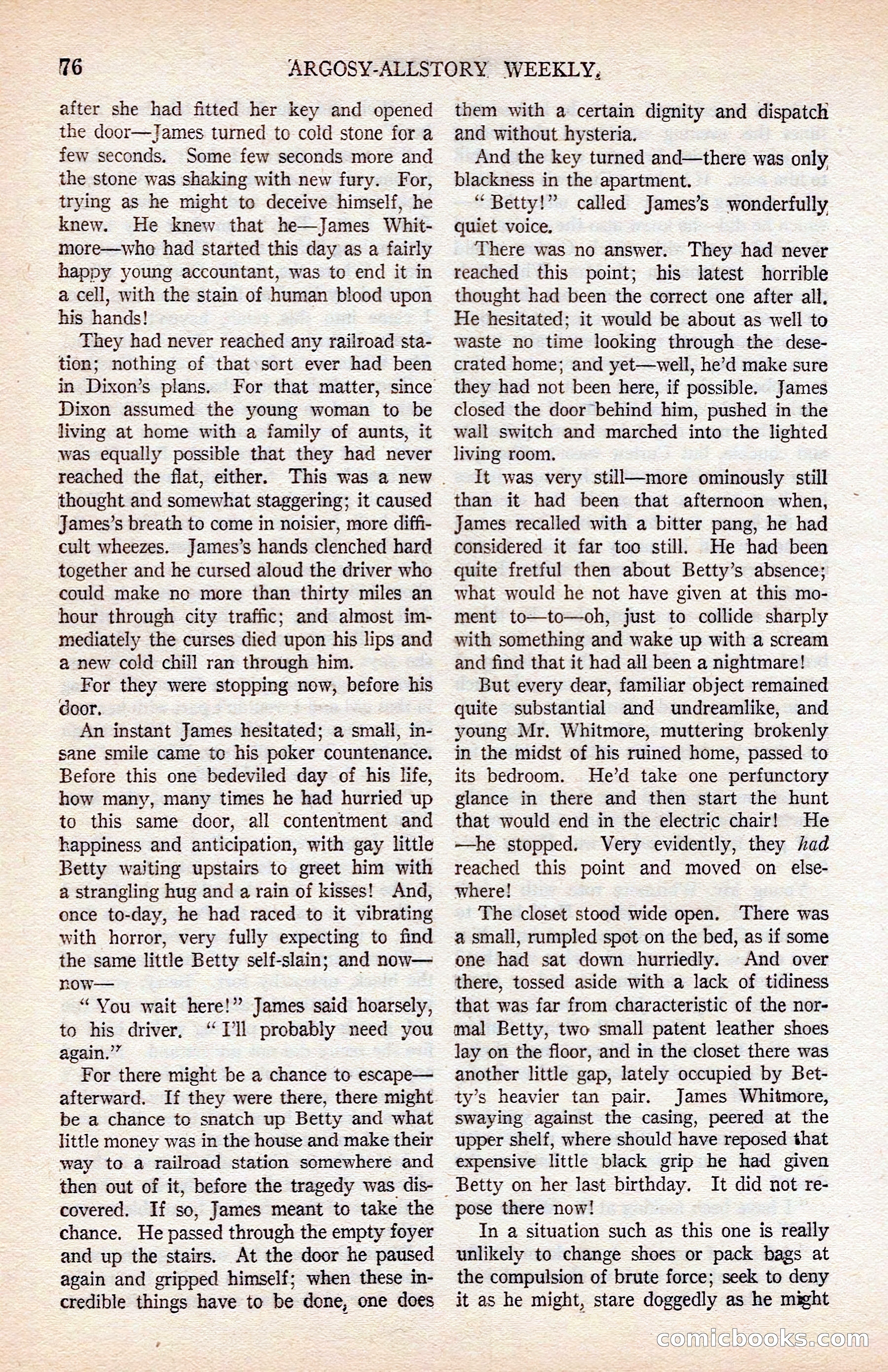 Argosy All-Story Weekly — page 86 of 176