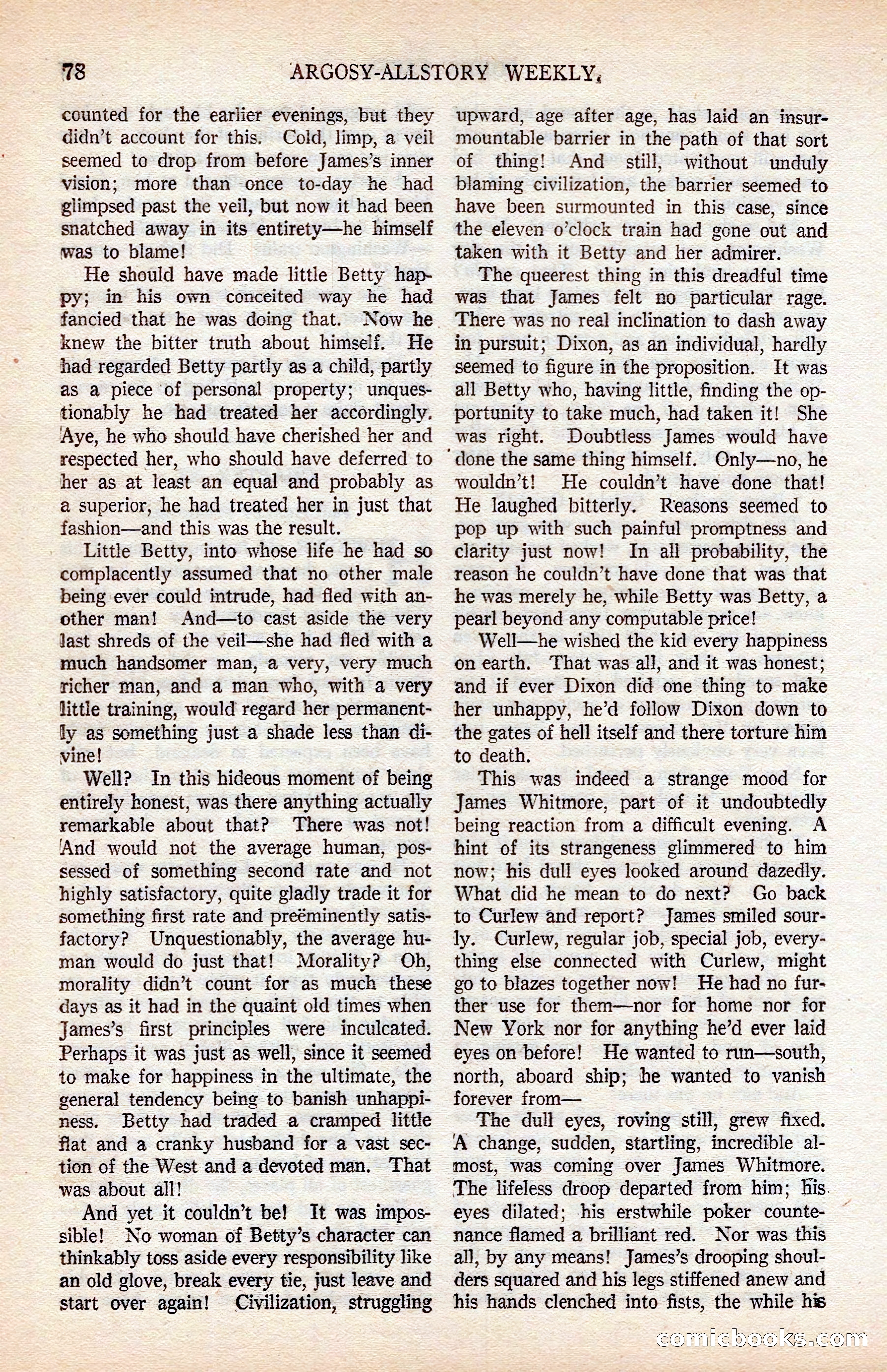 Argosy All-Story Weekly — page 88 of 176