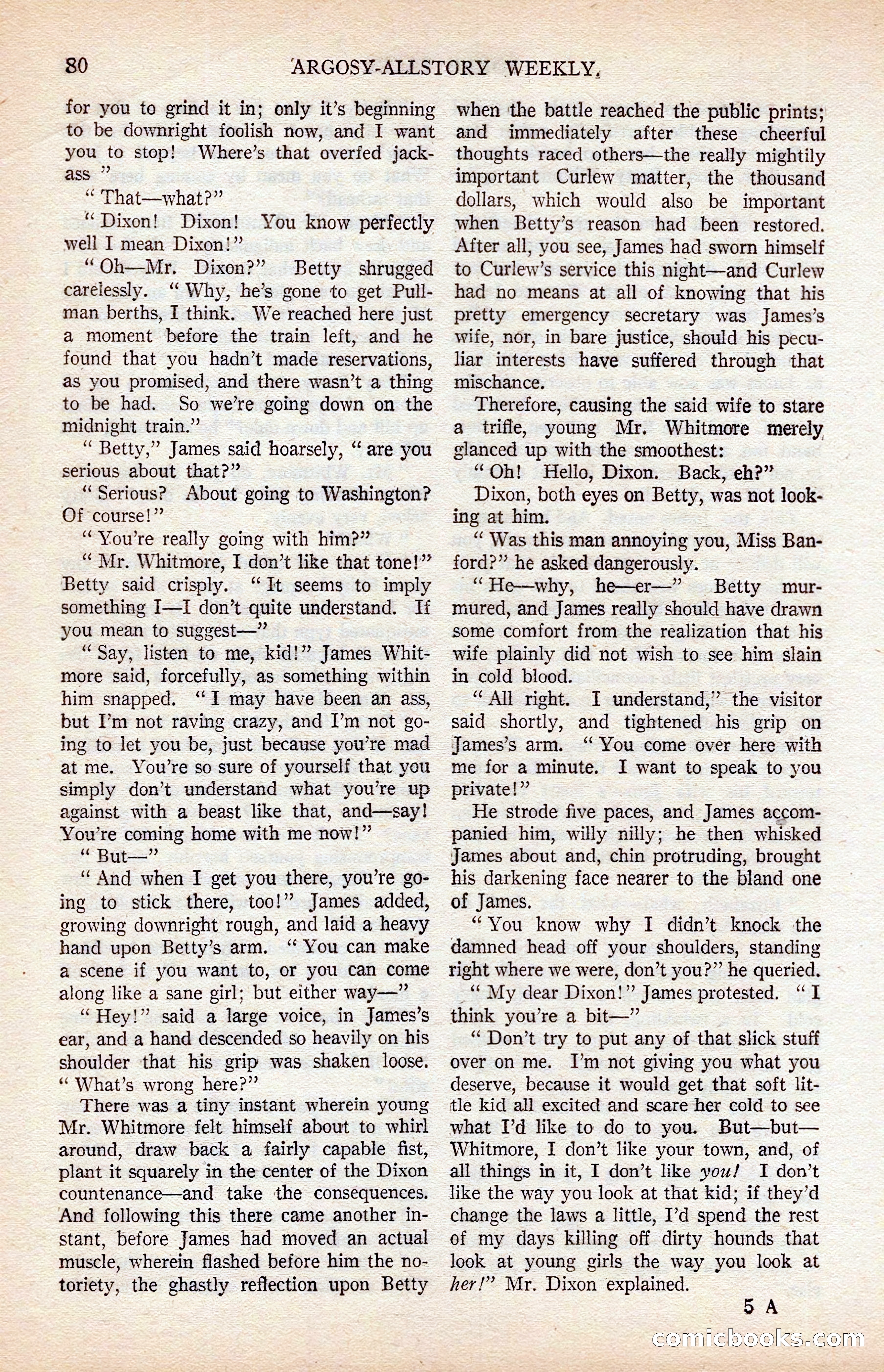 Argosy All-Story Weekly — page 90 of 176