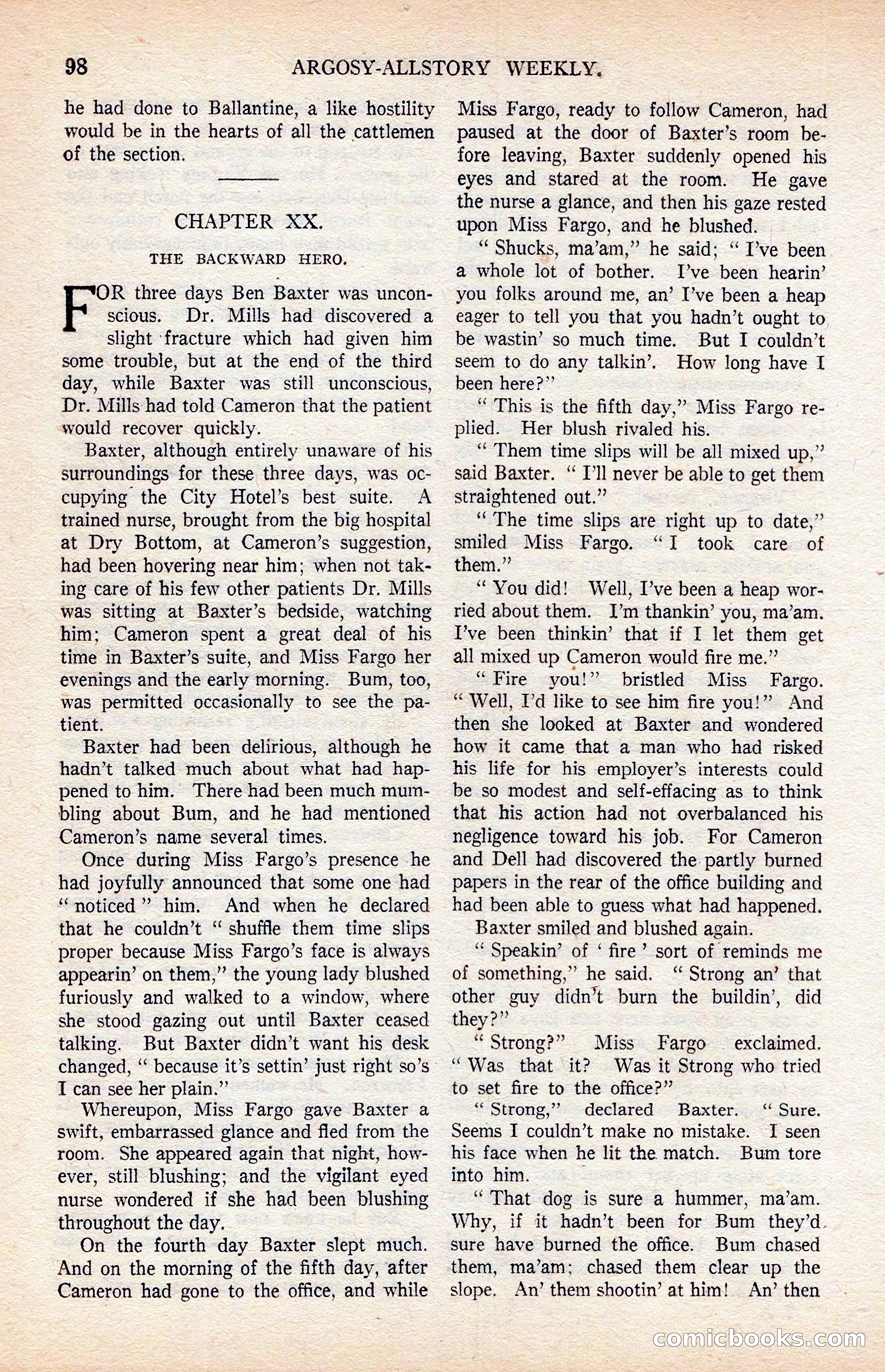 Argosy All-Story Weekly — page 108 of 176