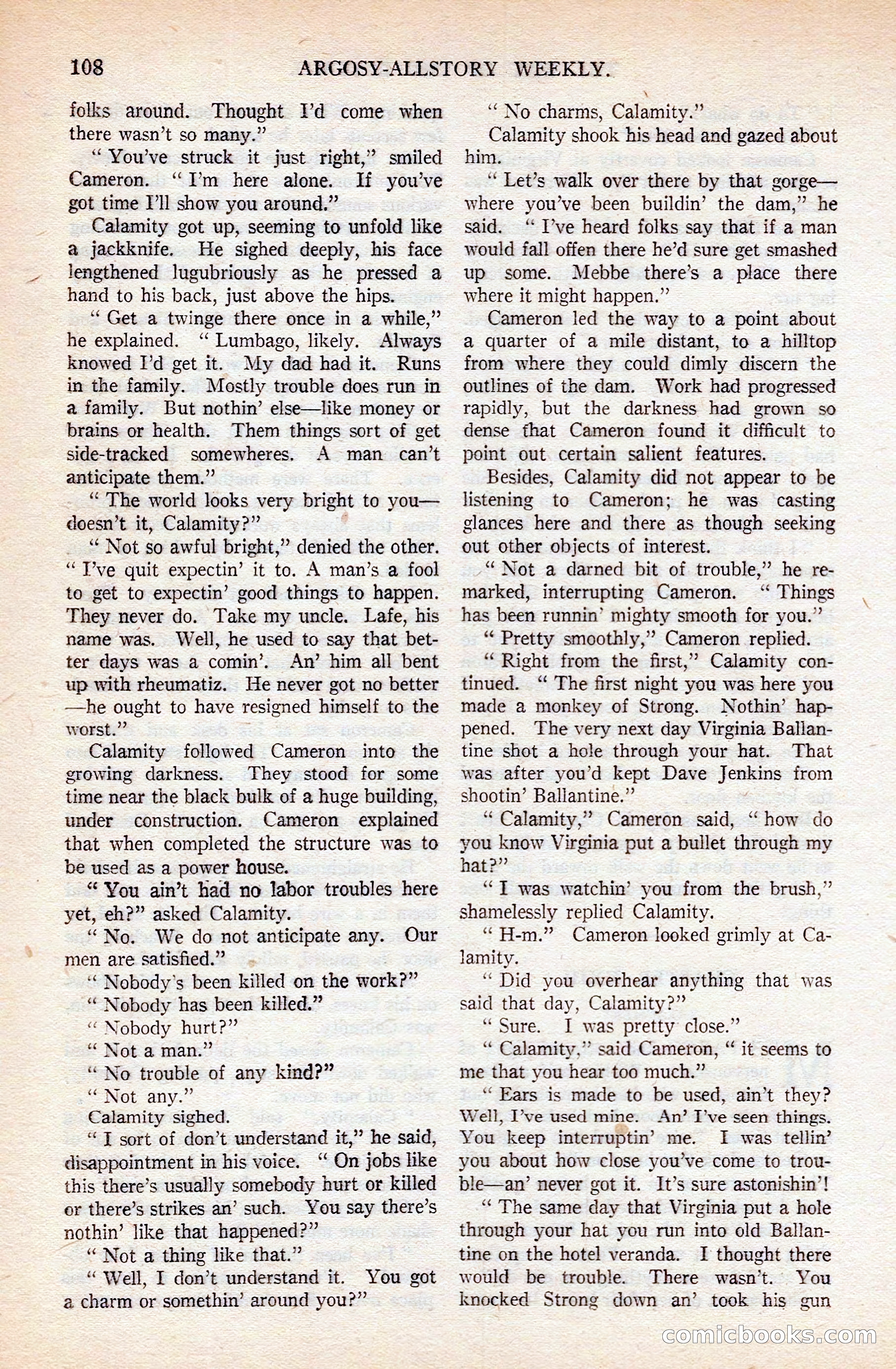 Argosy All-Story Weekly — page 118 of 176