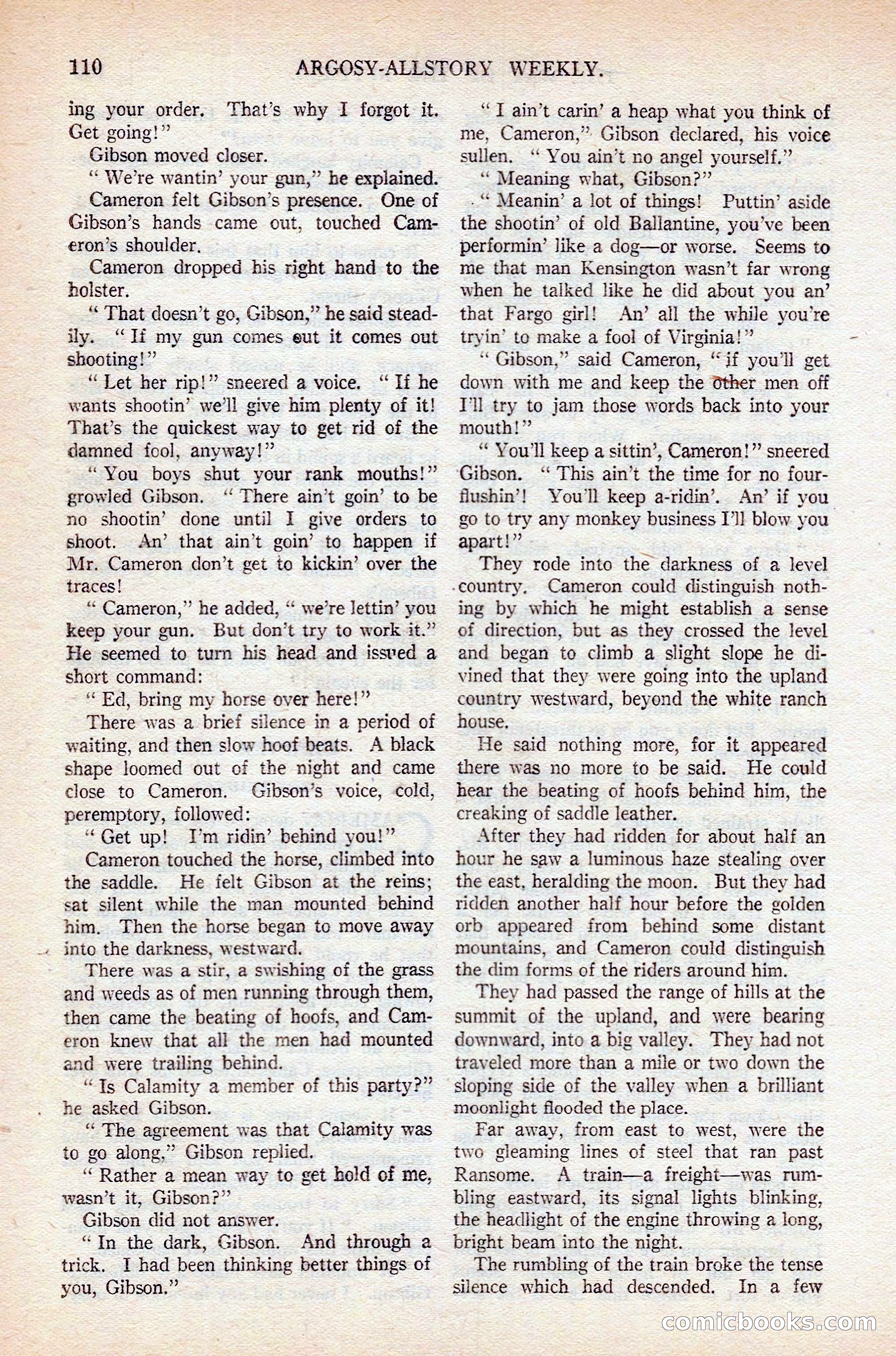 Argosy All-Story Weekly — page 120 of 176
