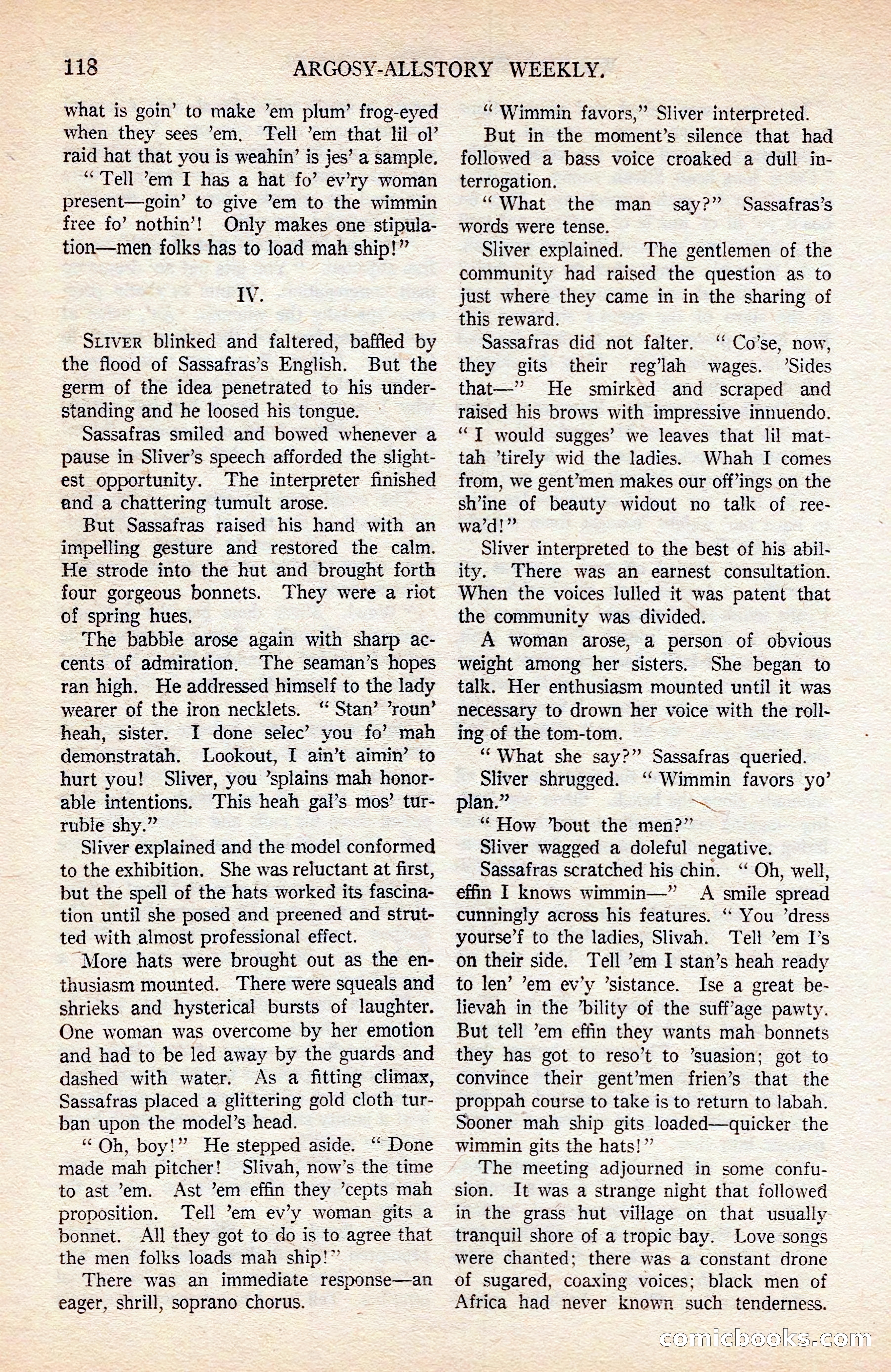 Argosy All-Story Weekly — page 128 of 176