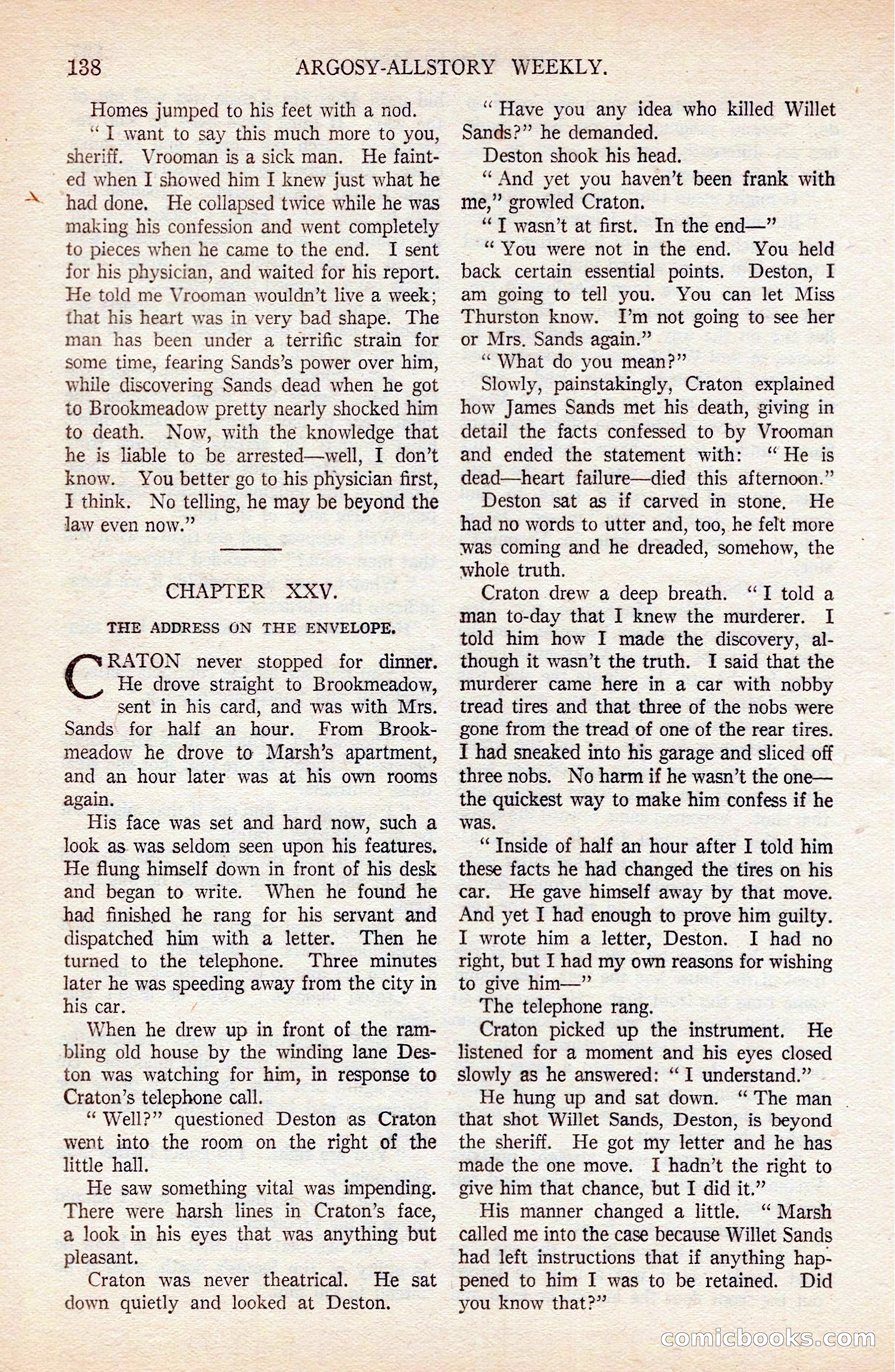 Argosy All-Story Weekly — page 148 of 176