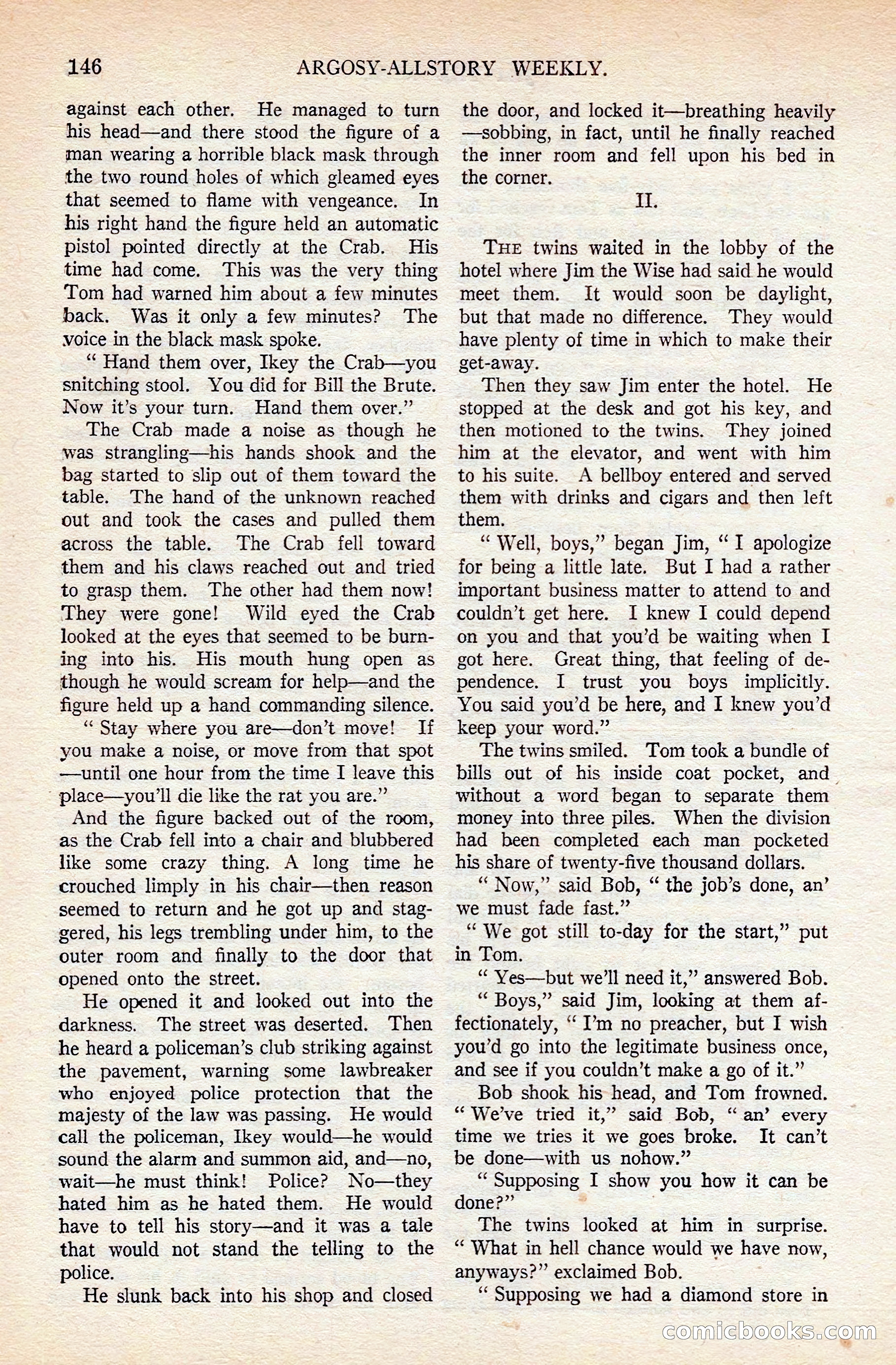Argosy All-Story Weekly — page 156 of 176